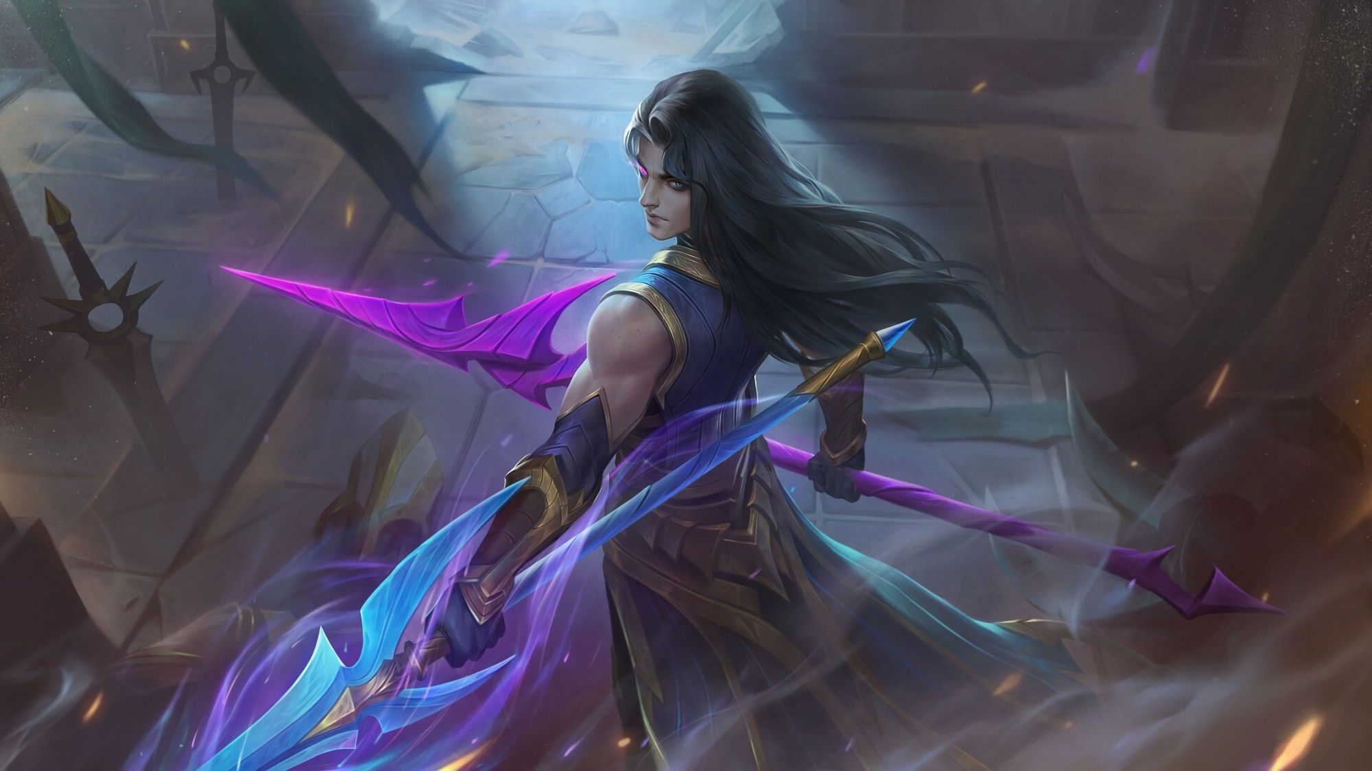 Arlott 'Wandering Spear' Art HD, MLBB. Animasi, Wallpaper ponsel