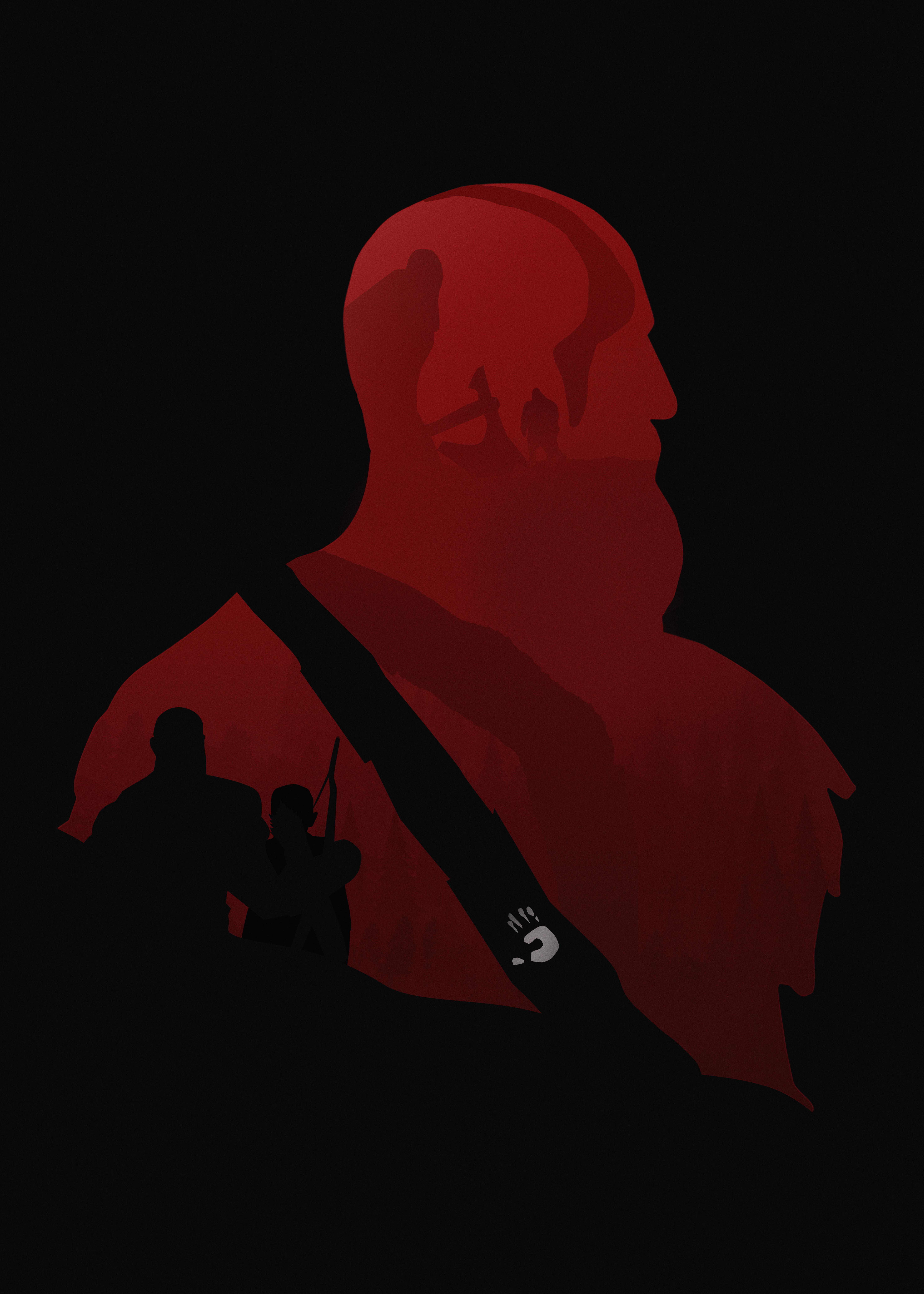 Image I made a God of War poster for minimal poster lovers