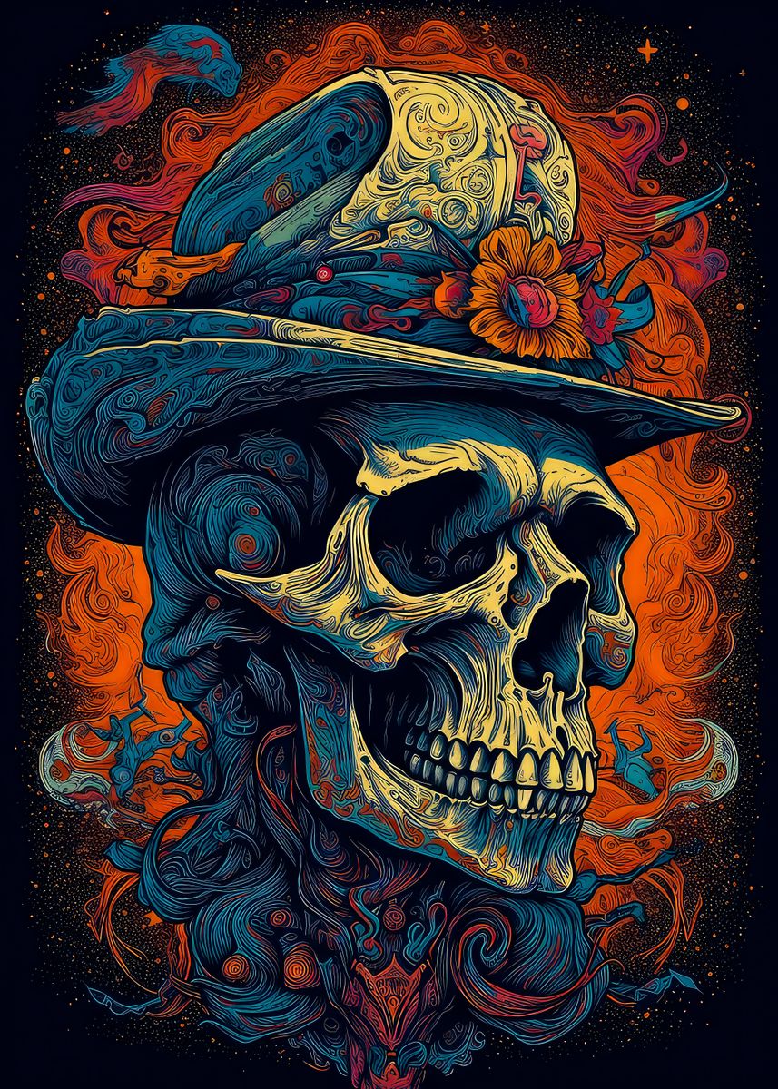 Frontier Skull' Poster