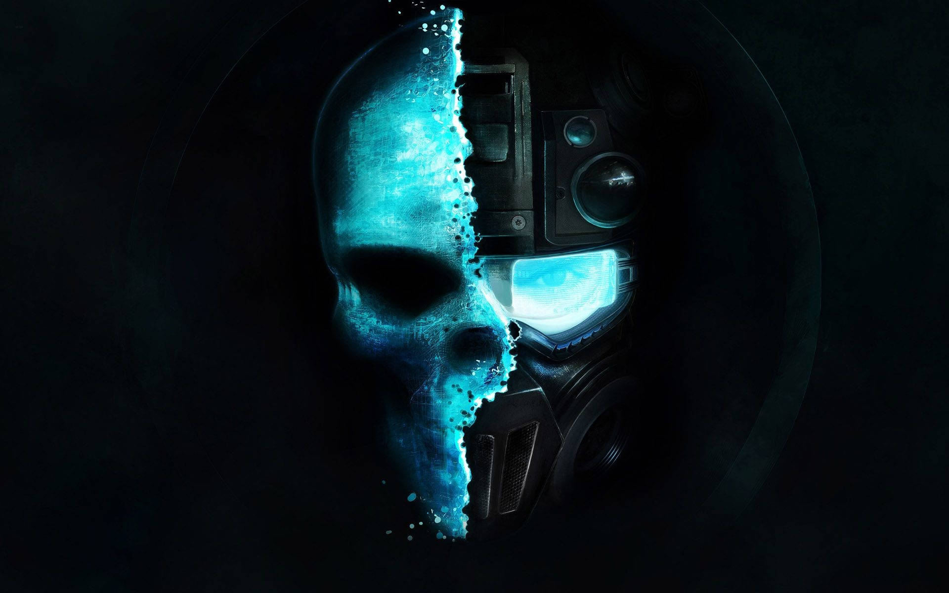 Download 1920 X 1080 Gaming Skull Soldier Wallpaper