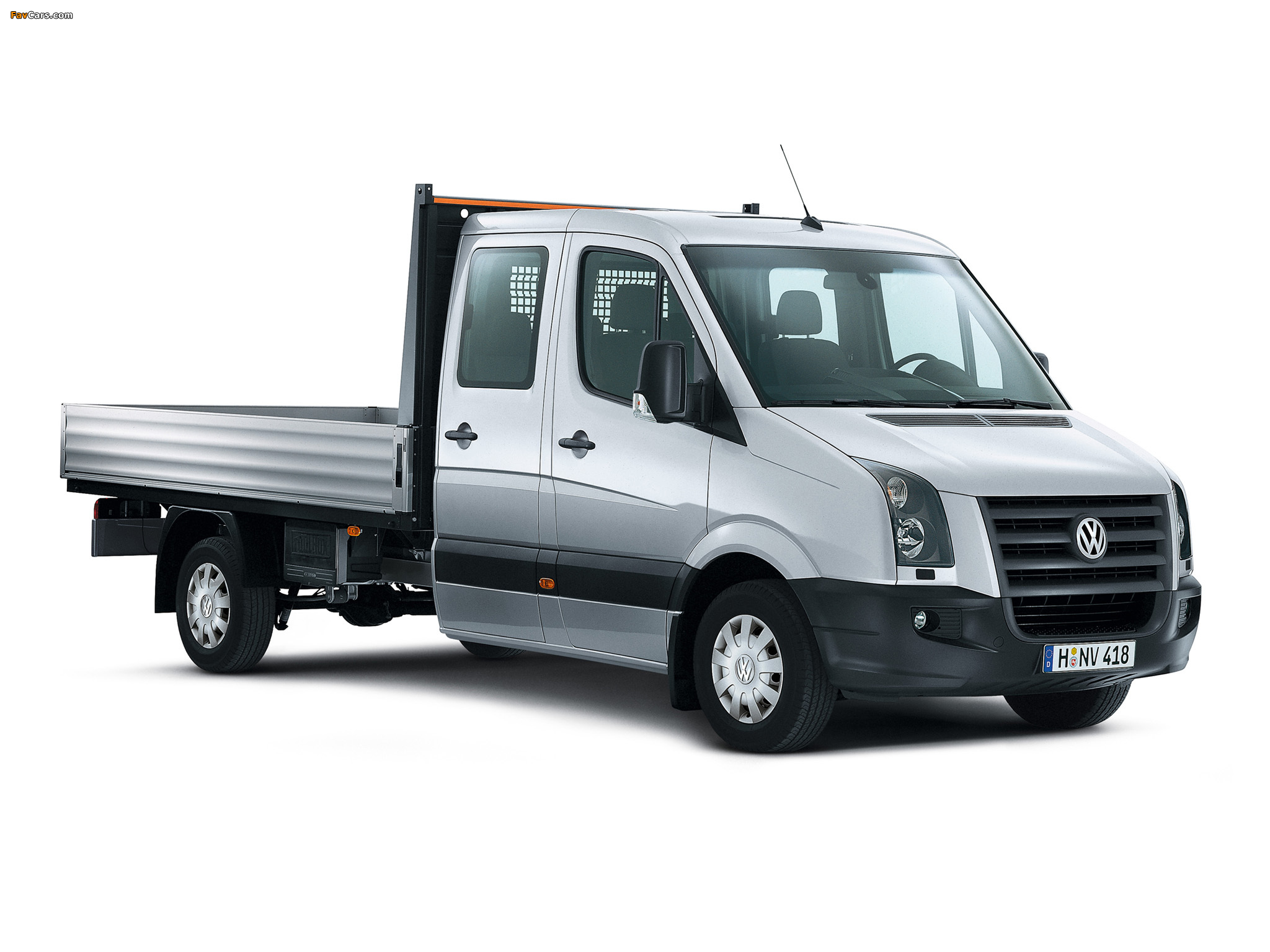 Volkswagen Crafter Double Cab Pickup 2006–11 wallpaper (2048x1536)