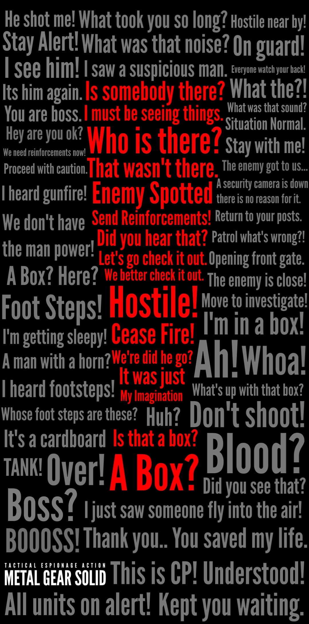 Metal Gear Solid Alert Wallpaper II (Download for your phone wallpaper)