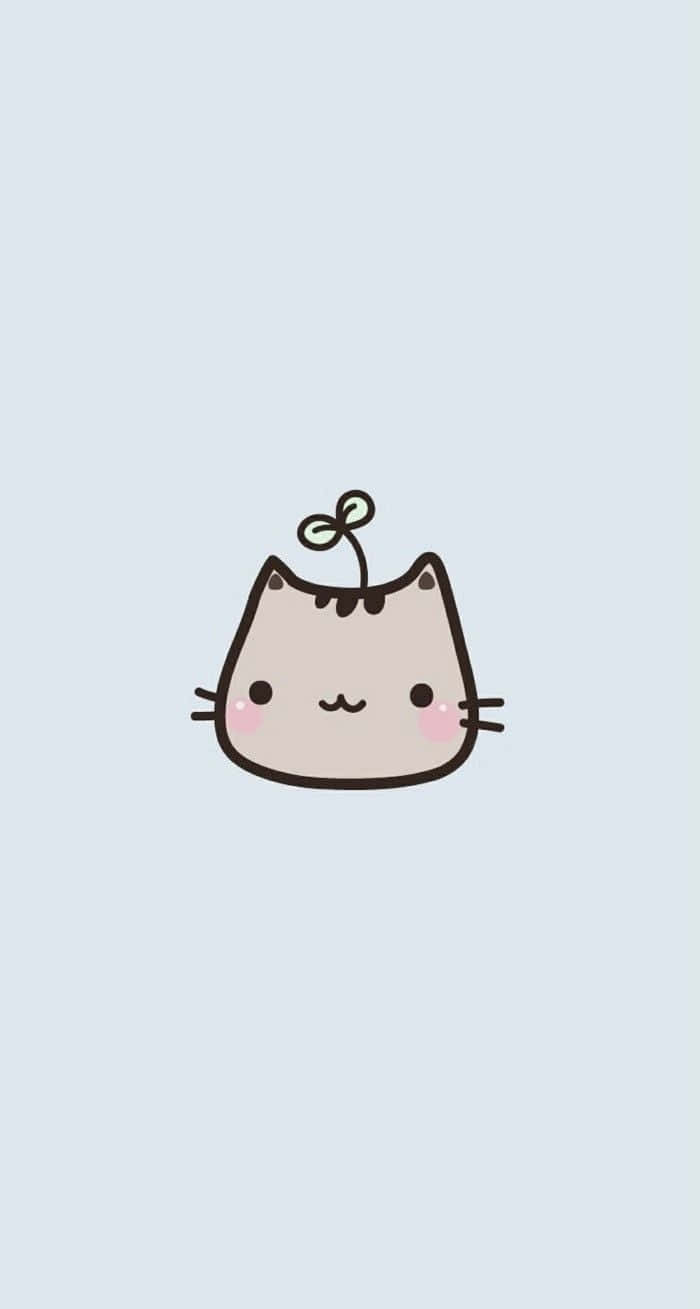 Download Simple And Cute Cat iPhone Wallpaper