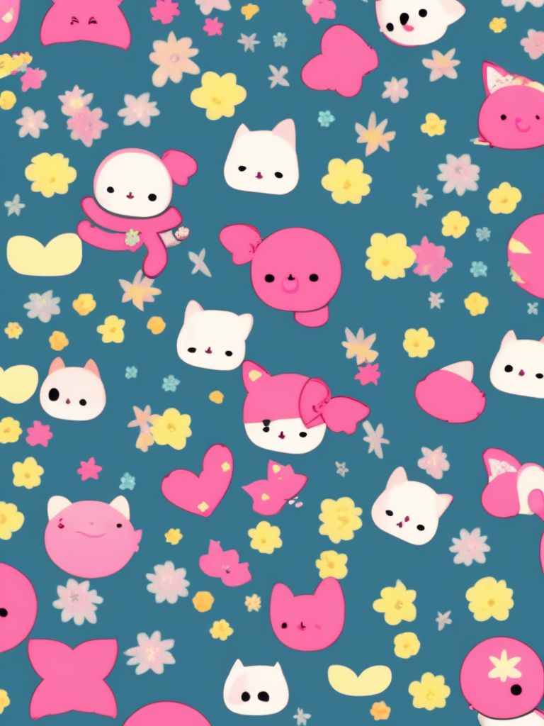 Free Kawaii iPhone Wallpaper Maker