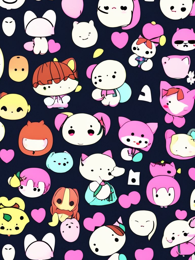 Free Kawaii iPhone Wallpaper Maker