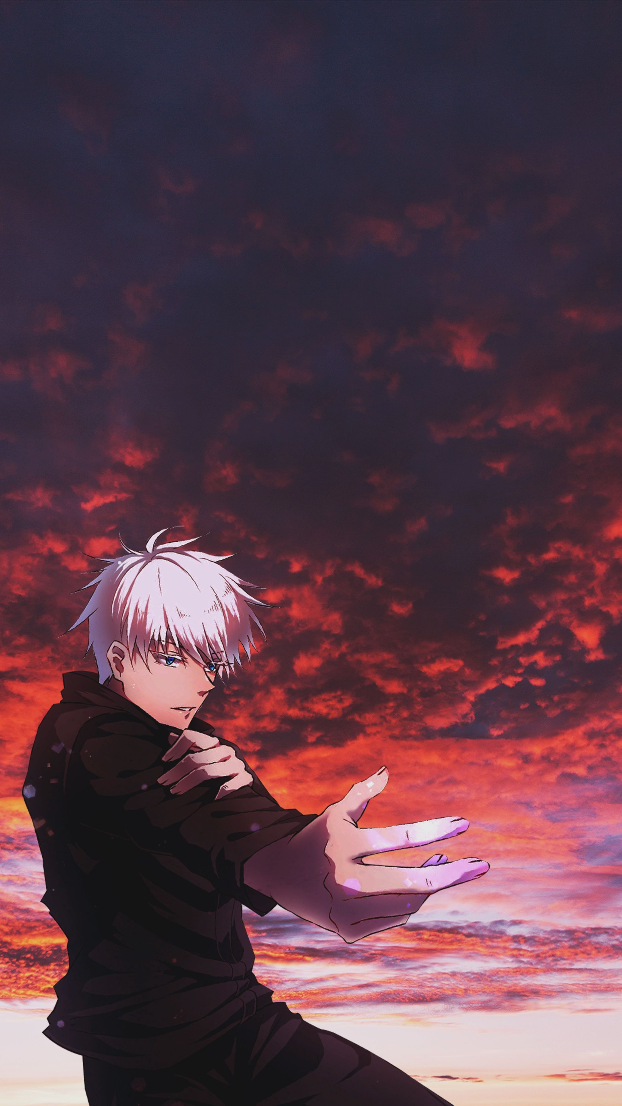 Gojo Satoru Anime Wallpaper [Red 赤] By drawlysum. Wallpaper tumblr lockscreen, Anime wallpaper, Anime