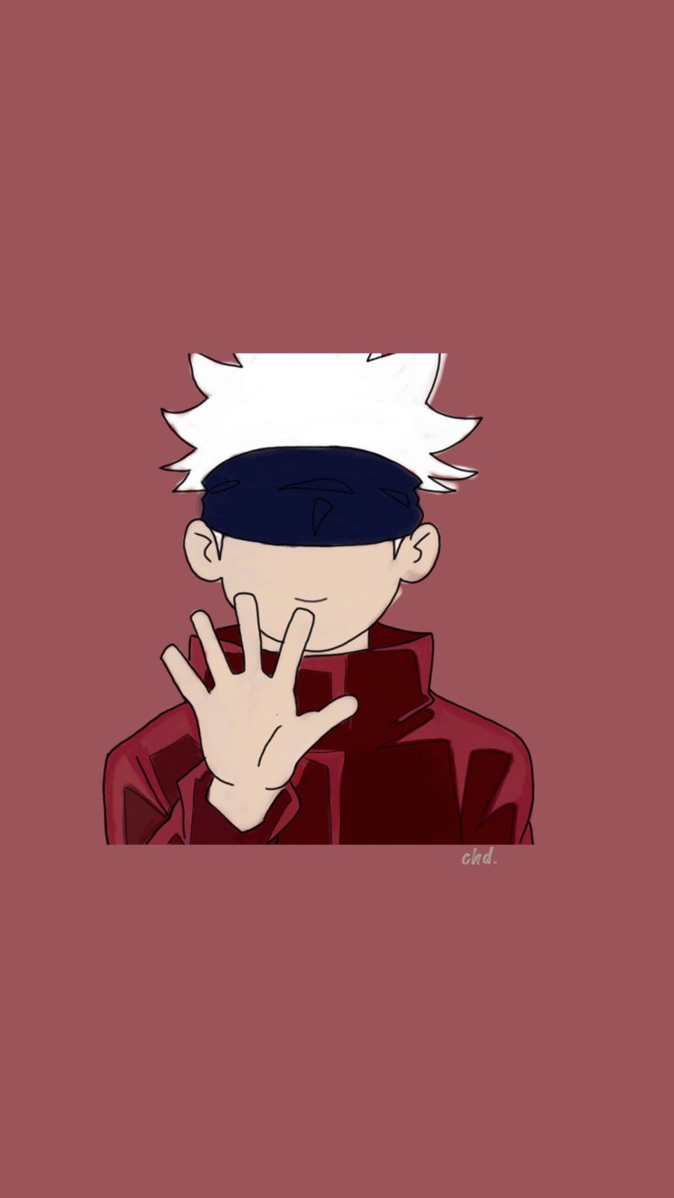 gojo satoru in red. Character wallpaper, Anime, Anime art