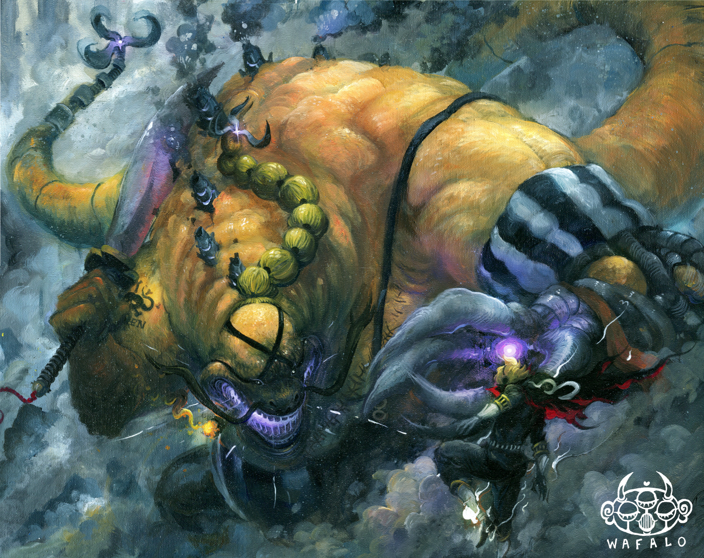 The Queen and the Prince, a painting