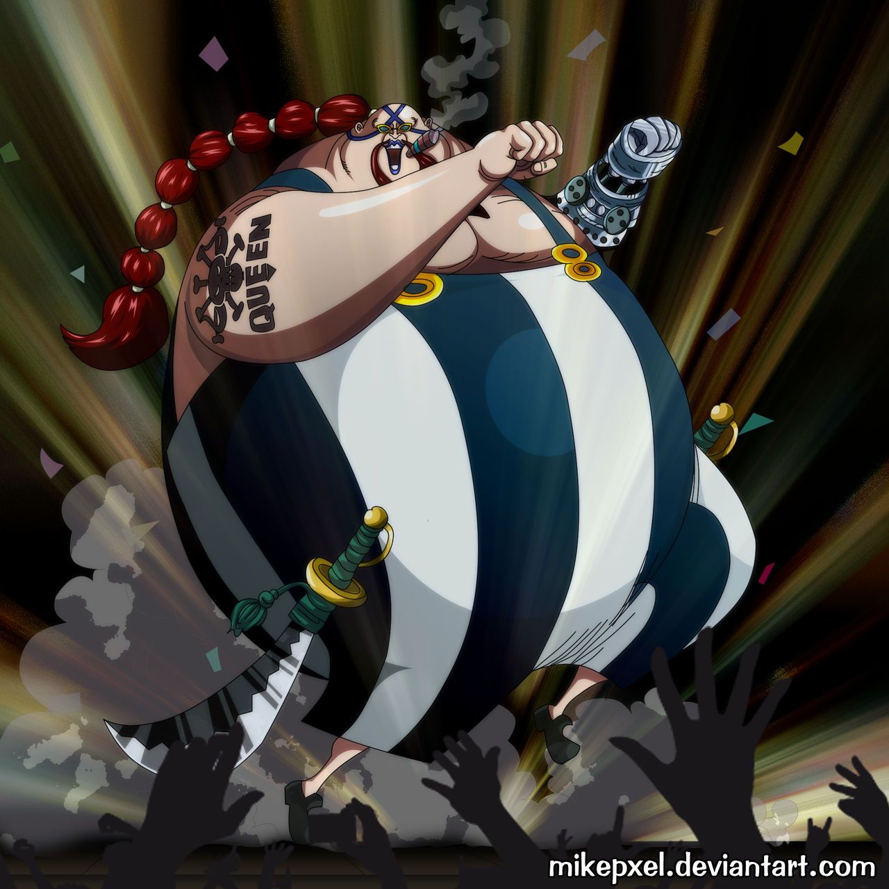 Queen The Plague by Mikepxel. Anime, Mangá one piece, One piece