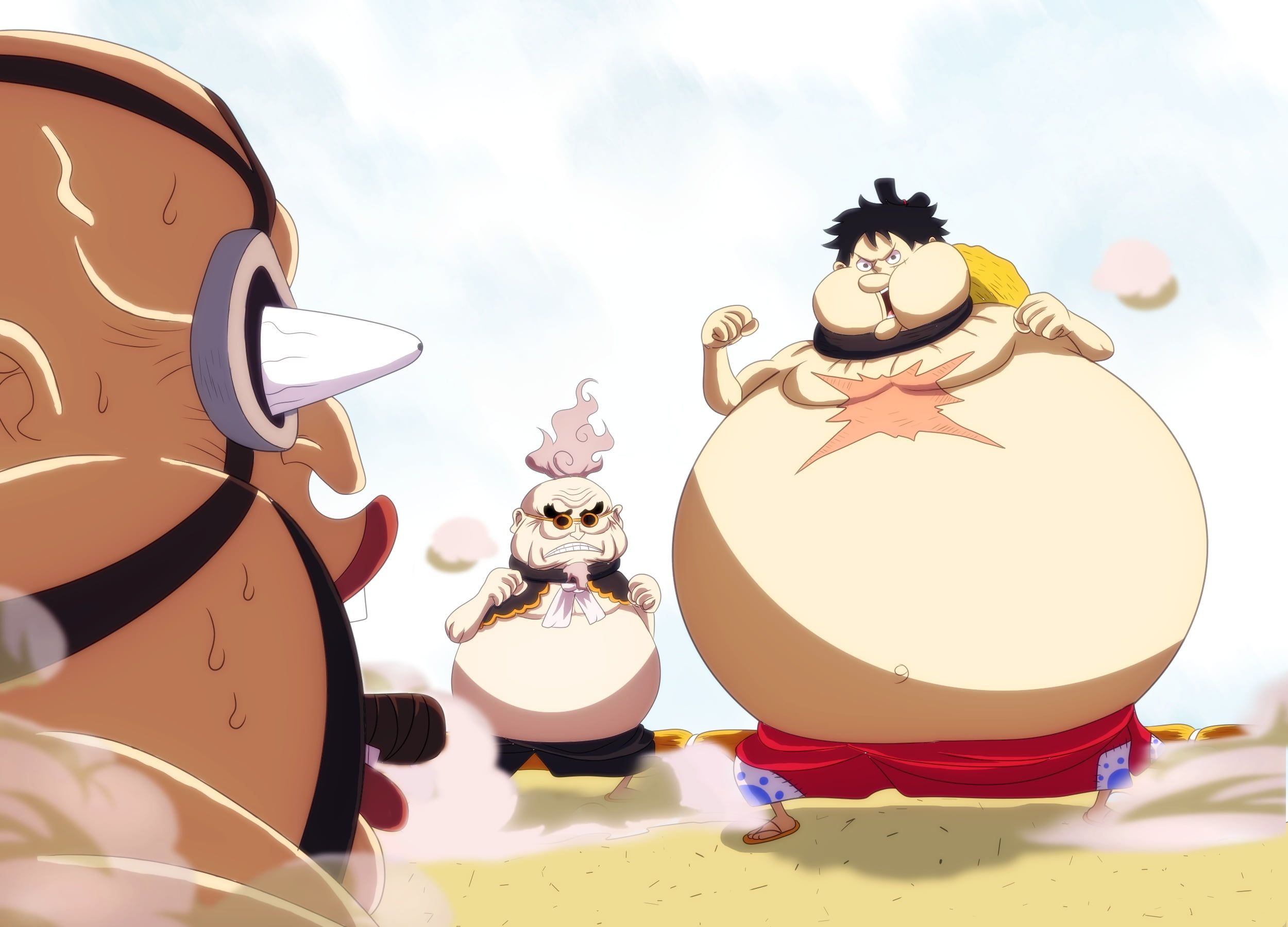 One Piece Hyogoro (One Piece) Monkey D. Luffy Queen the Plague P # wallpaper #hdwallpaper #desktop. Luffy, Monkey d luffy, One piece anime