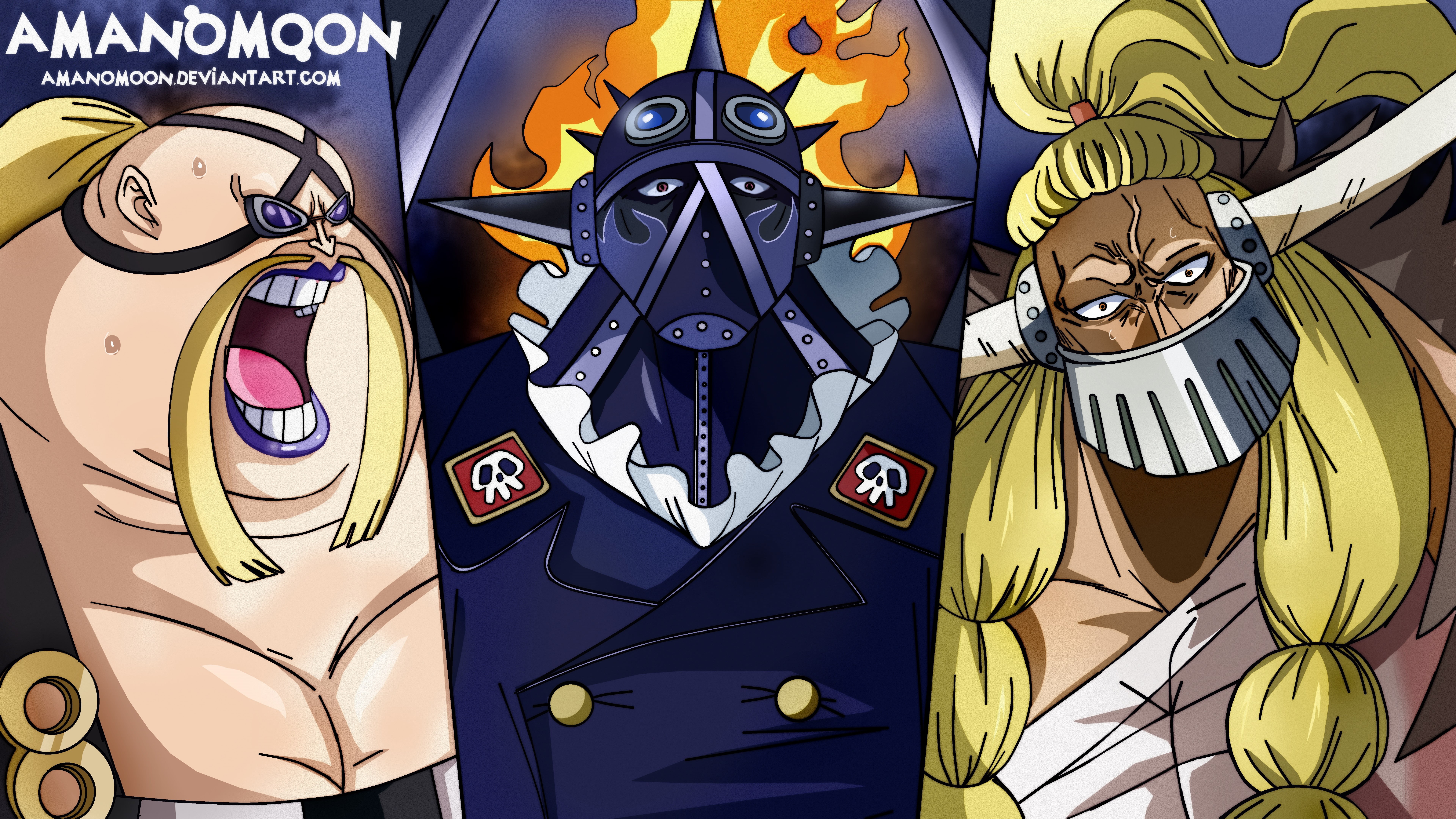 One Piece, Jack (One Piece), 8K, King the Wildfire, Queen the Plague HD Wallpaper