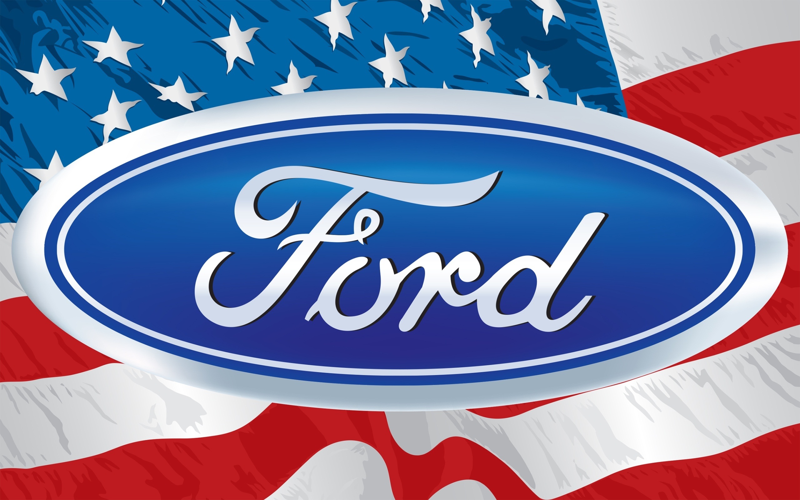 Ford Logo (US Flag) / Good