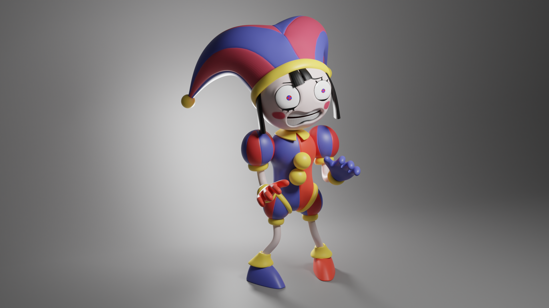 STL file Pomni Amazing Digital Circus・3D printable design to download・Cults