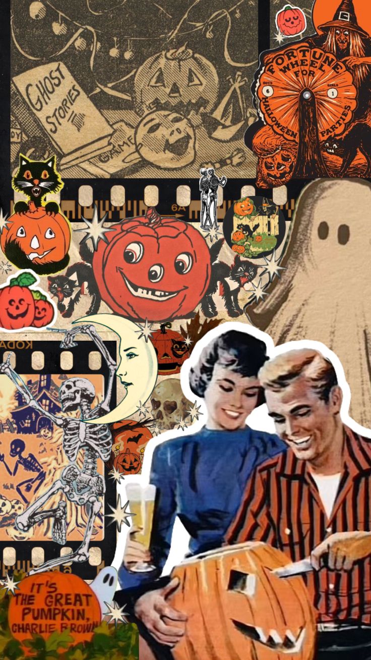 halloween wallpaper #halloween #autumn #wallpaper #background #halloweeninspo #vintage #vintagehalloween