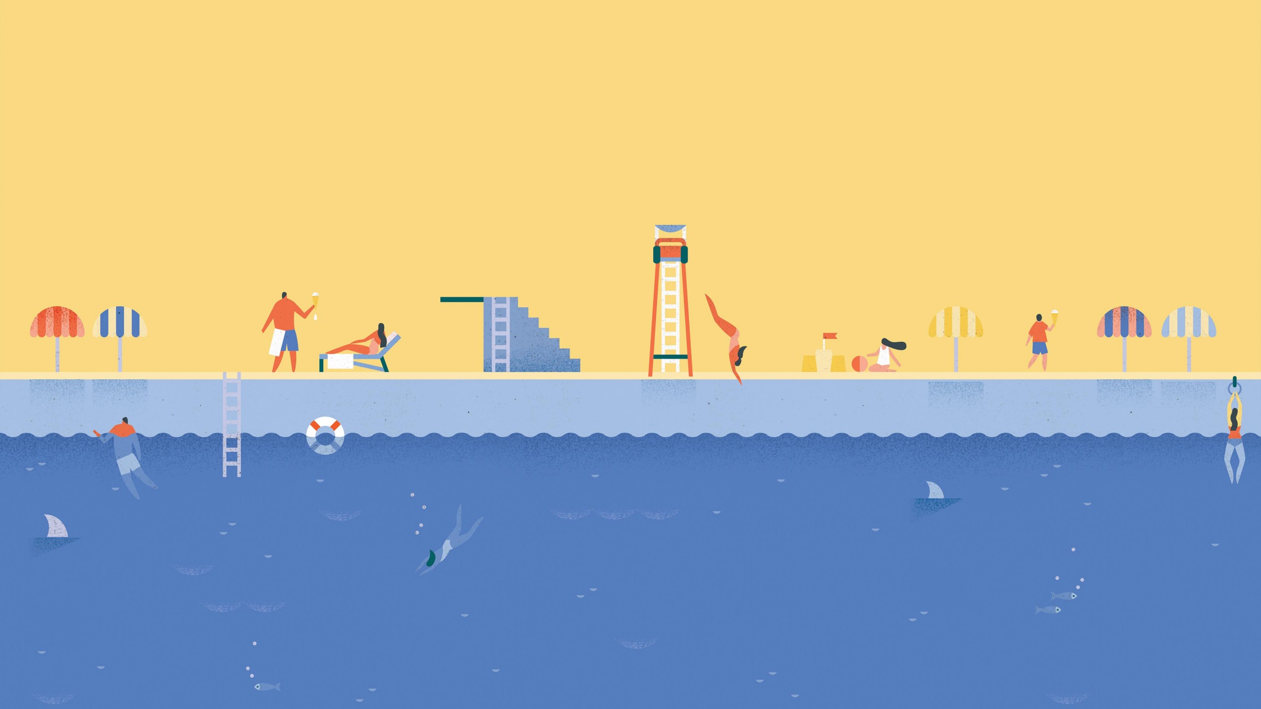 Wallpaper android, 4k, 5k, HD, wallpaper, pool, water, swimming, OS