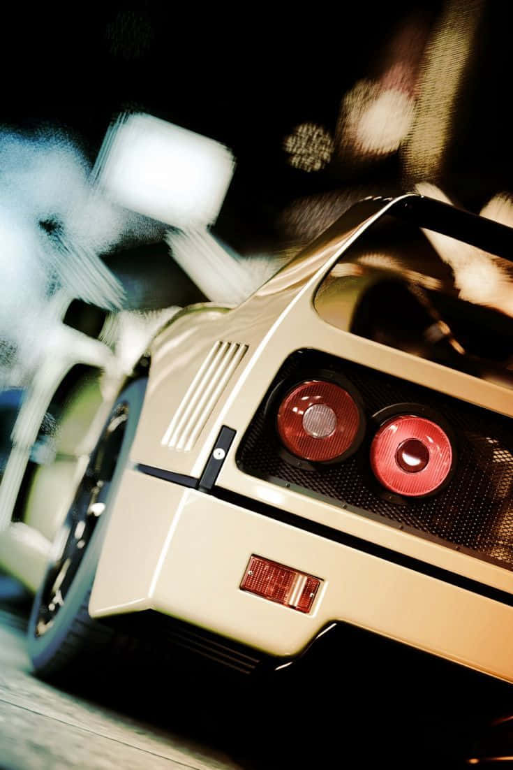 Download Car Lovers Rejoice: White Ferrari Now Available With IPhone Wallpaper