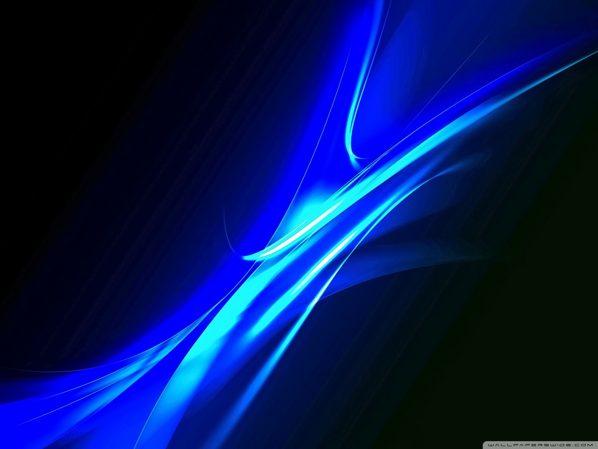 Blue Neon Light Ultra HD Wallpaper