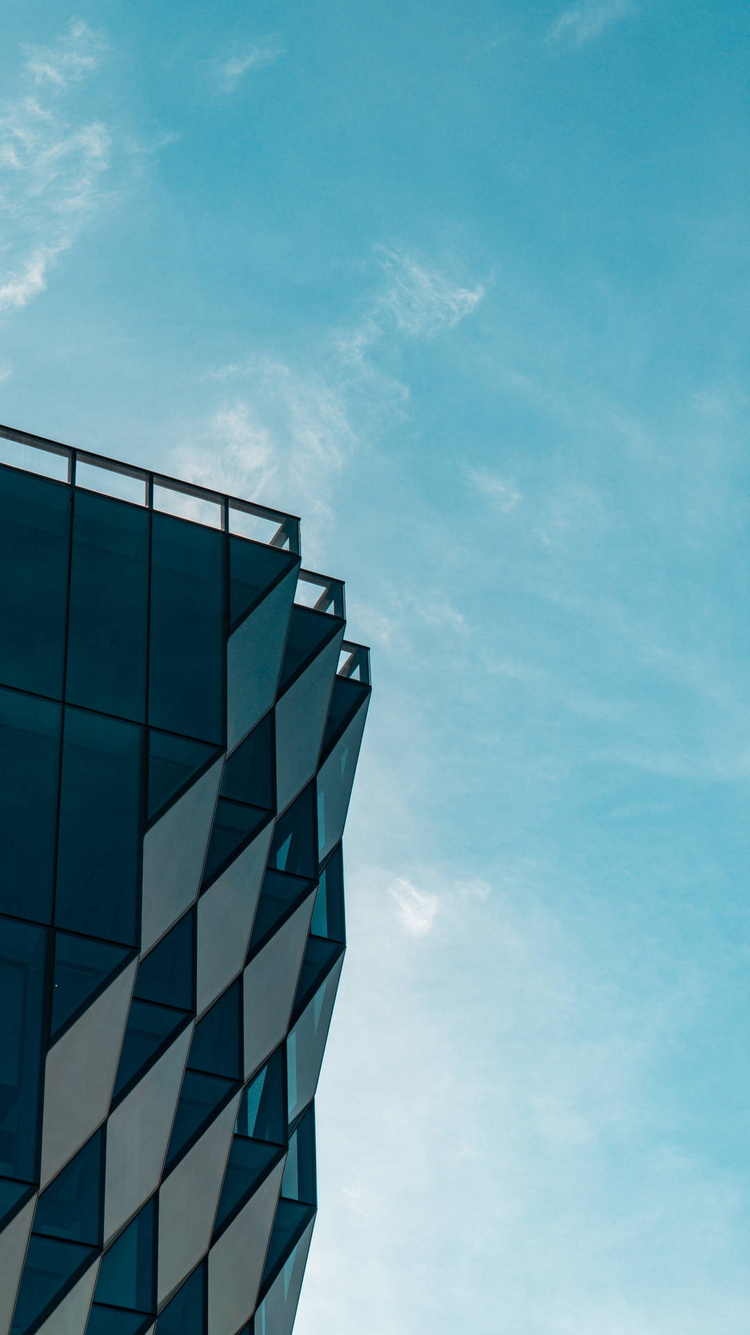 Download Diamond Building Simple Phone Wallpaper