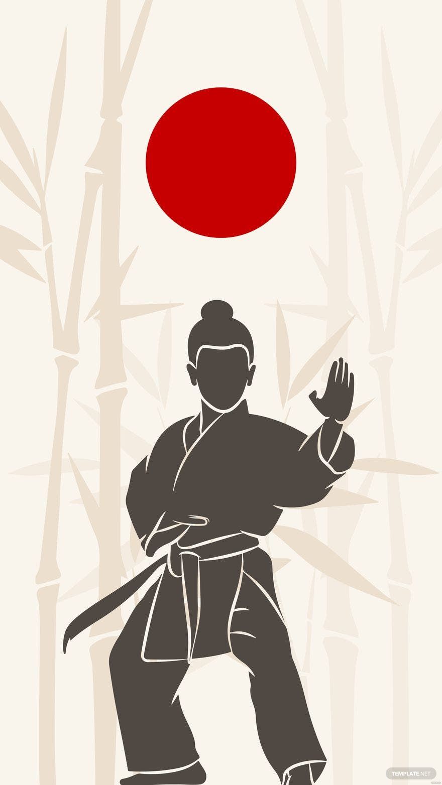 World Judo Day iPhone Background in EPS