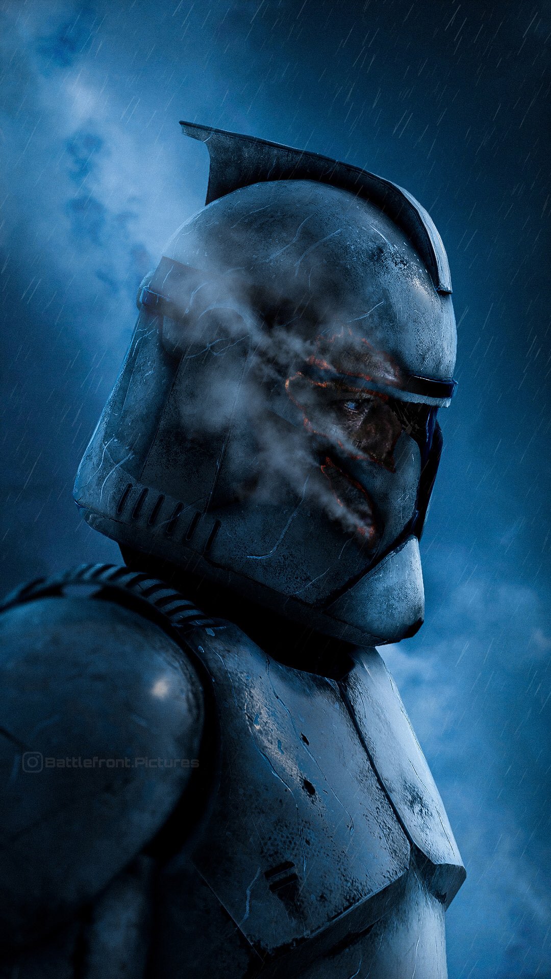 For Season 2 of the bad batch. I'd love to see a clone who wears his damaged armor like a badge of honor. I have a thing for a character with one