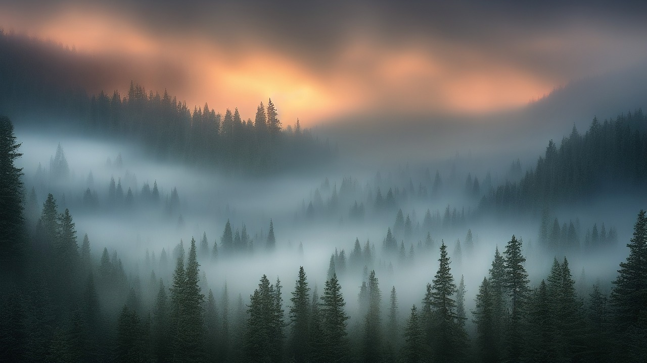 Forest Misty Morning
