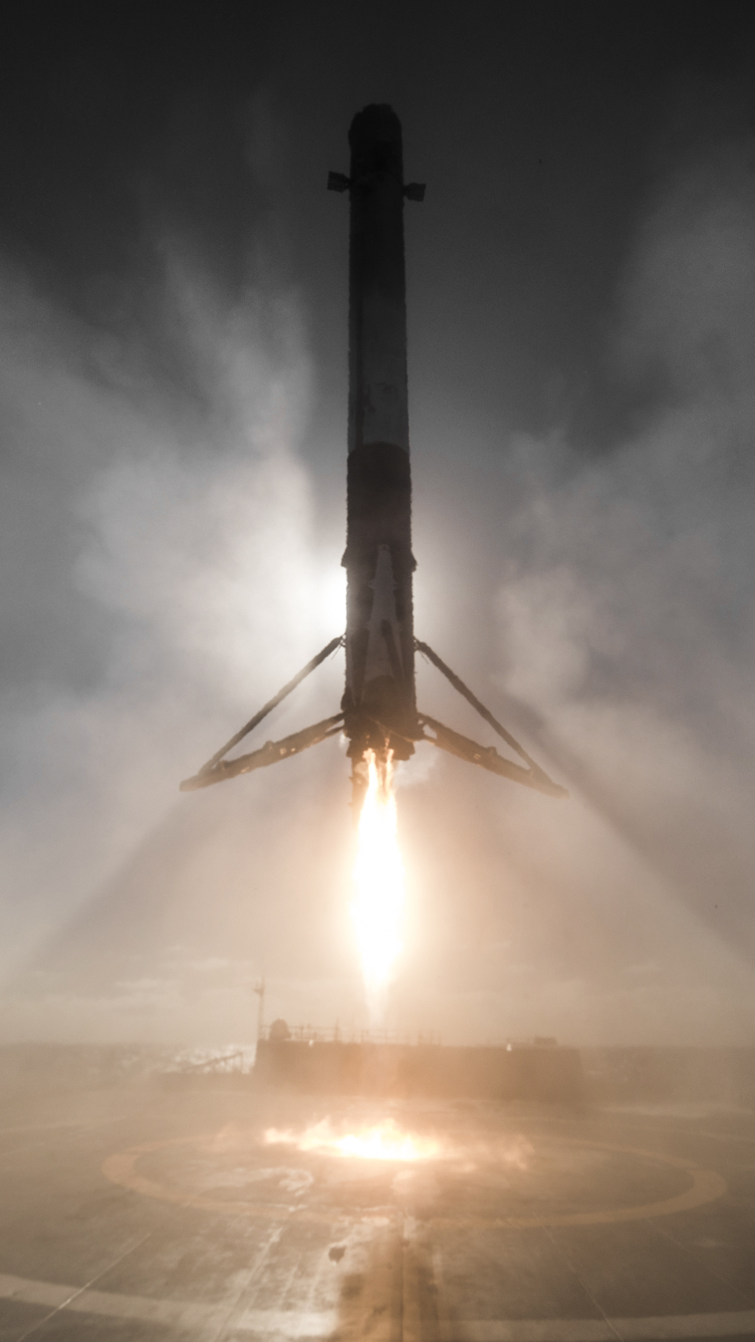 Mobile wallpaper: Rocket, Sci Fi, Spacex, 1306084 download the picture for free