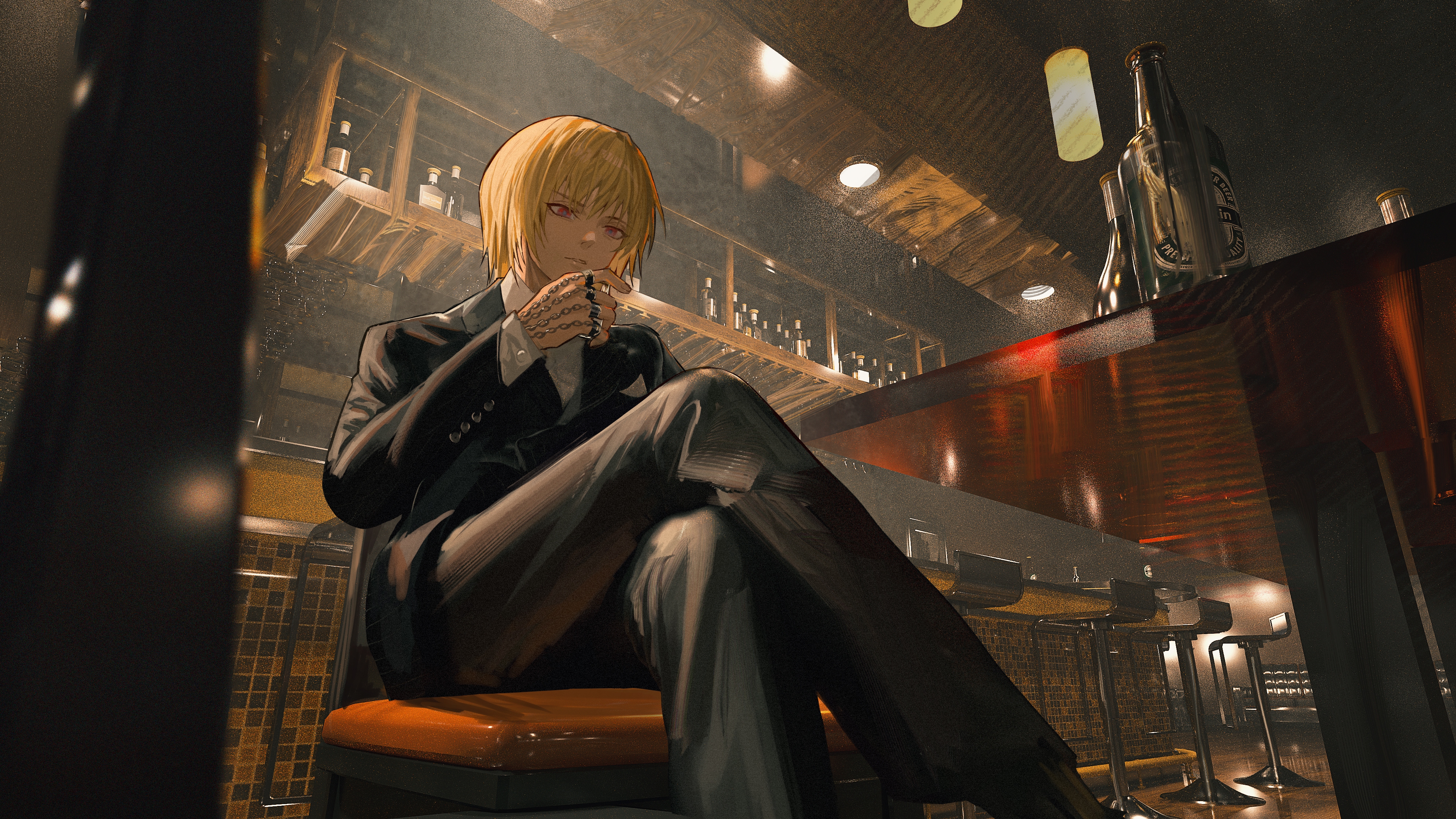 Kurapika (Hunter × Hunter) HD Wallpaper and Background