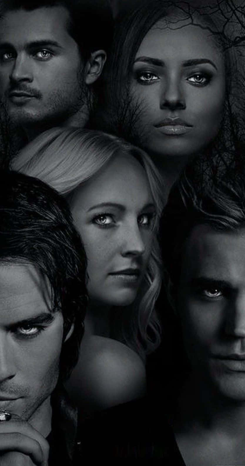 Download Characters Of The Vampire Diaries iPhone Wallpaper