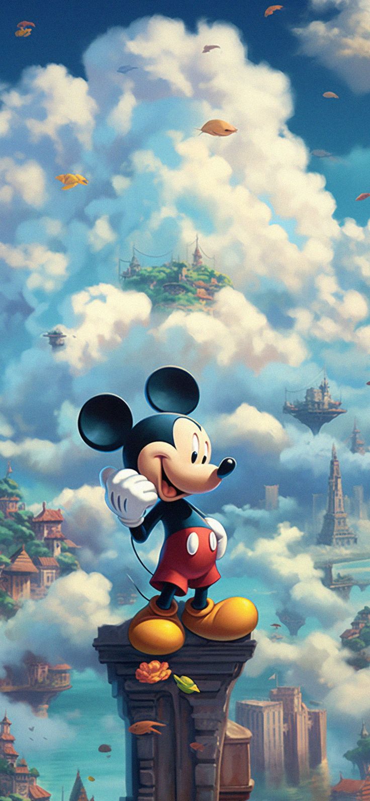 Mickey Mouse Disney Aesthetic Wallpaper Wallpaper. Cartoon wallpaper, Disney aesthetic, Mickey mouse