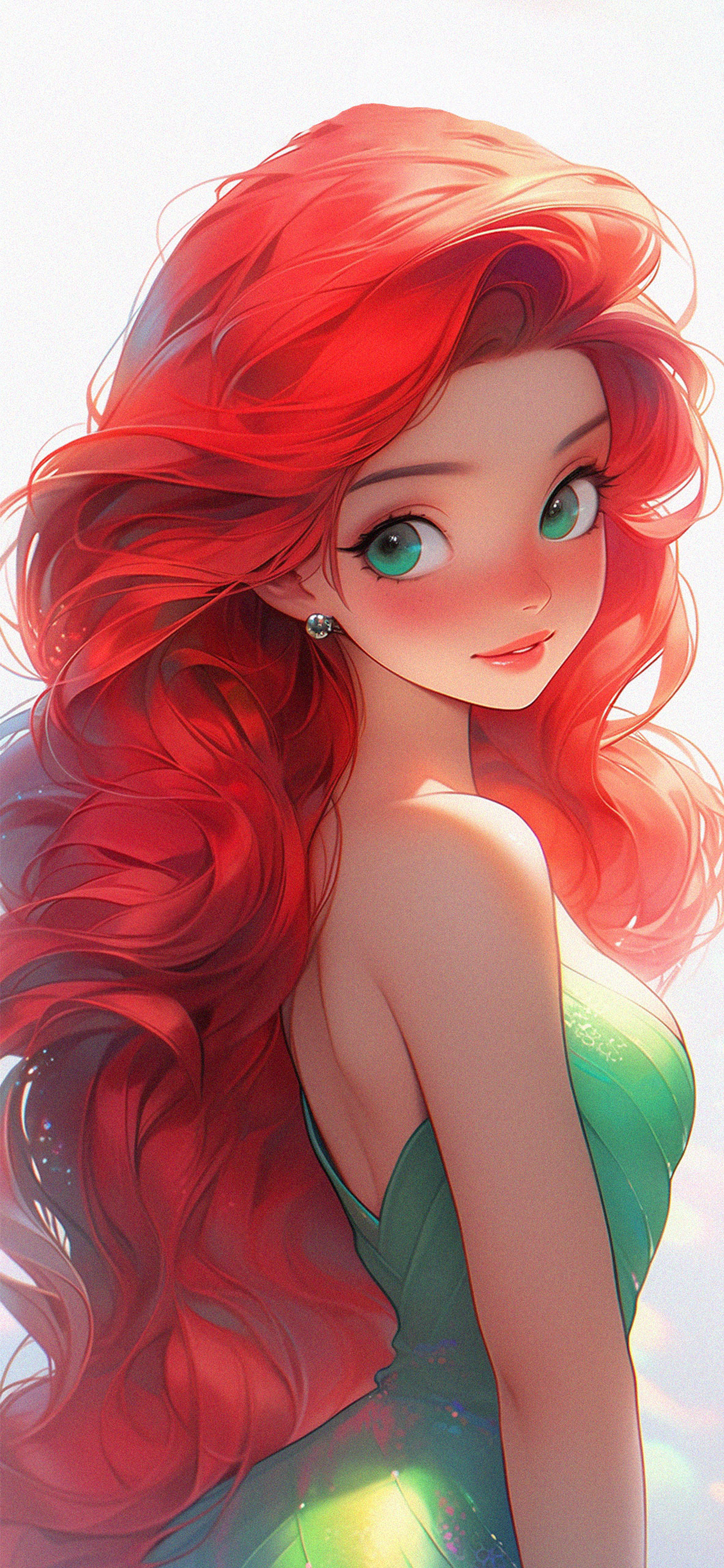 The Little Mermaid Ariel Art Wallpaper