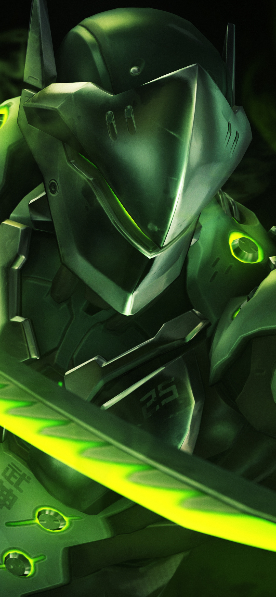 Genji Overwatch 5k Artwork iPhone XS, iPhone 10, iPhone X HD 4k Wallpaper, Image, Background, Photo and Picture