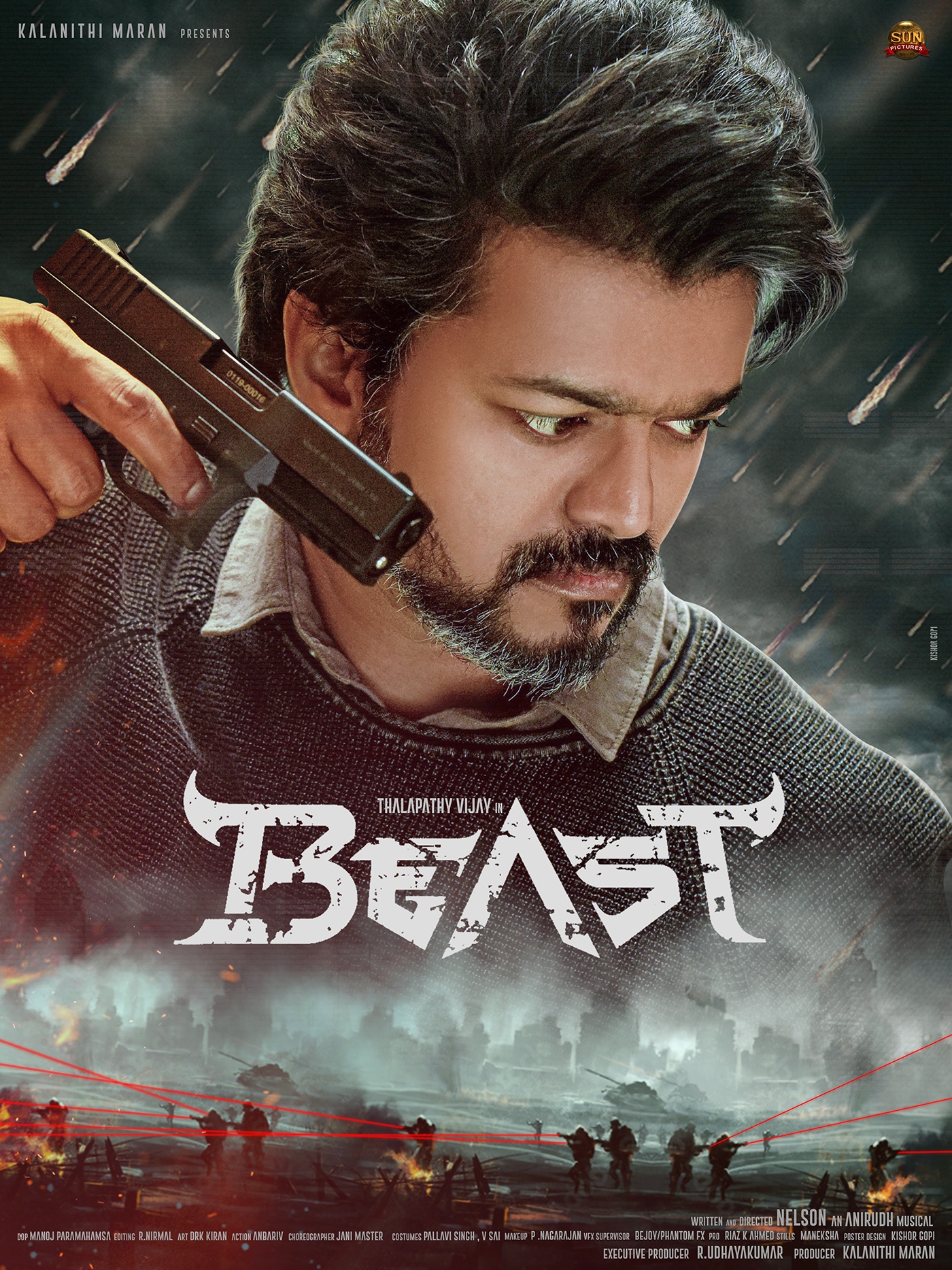 Vijay Beast. Thalapathy Wallpaper Download