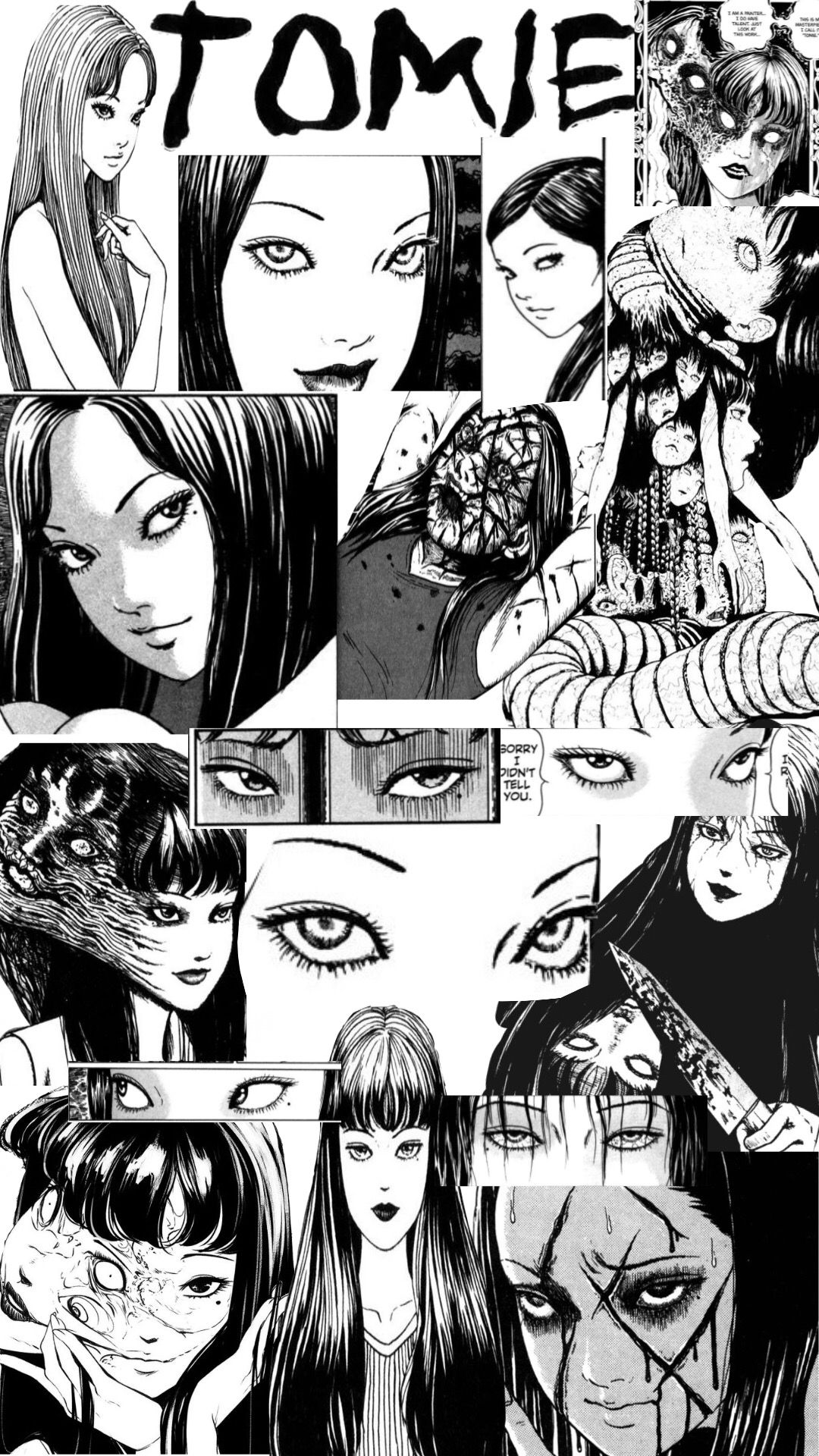 Tomie wallpaper. Japanese horror, Aesthetic anime, Manga art