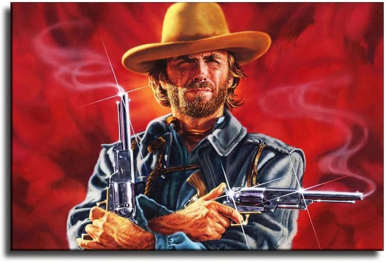 Clint Eastwood in The Outlaw Josey Wales Poster Decorative Painting Canvas Poste