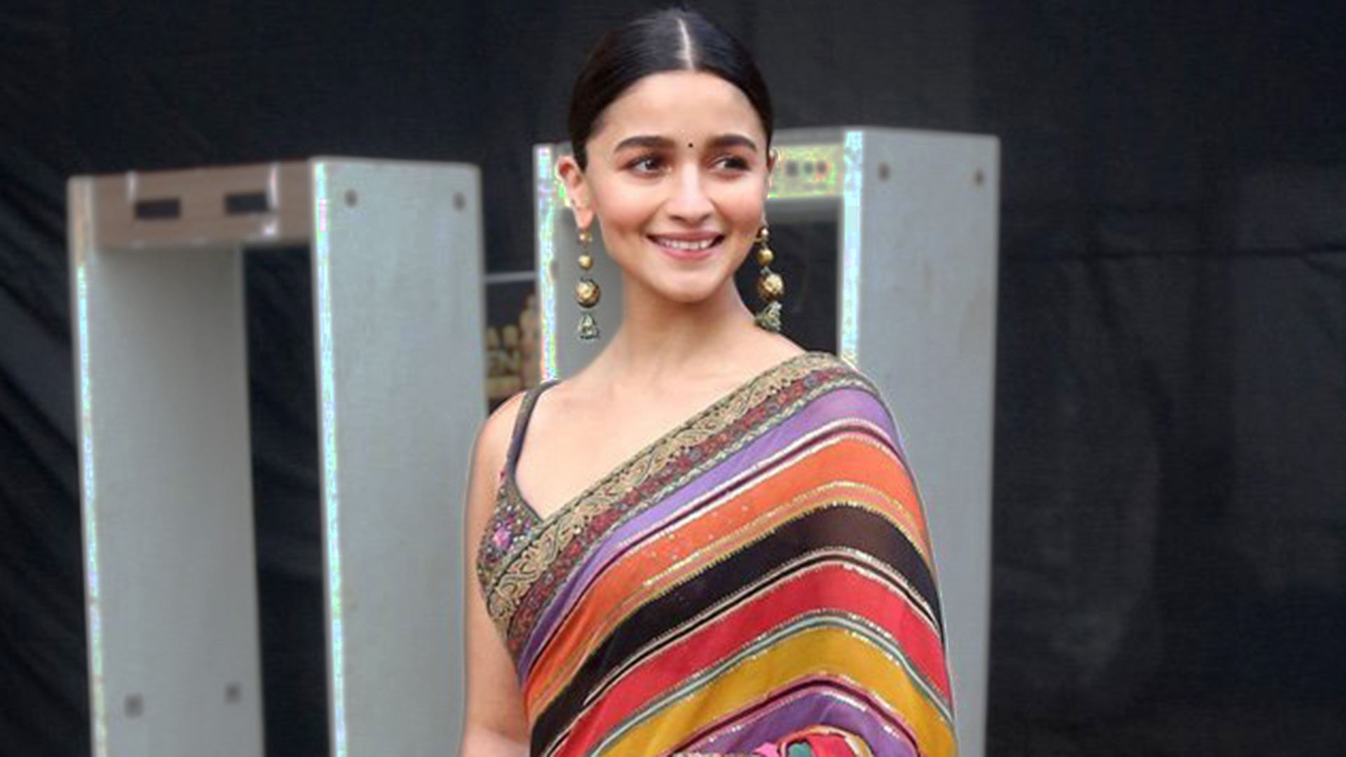 Vibrant Saris From Alia Bhatt's Closet That You Will Want To Re Wear For Years