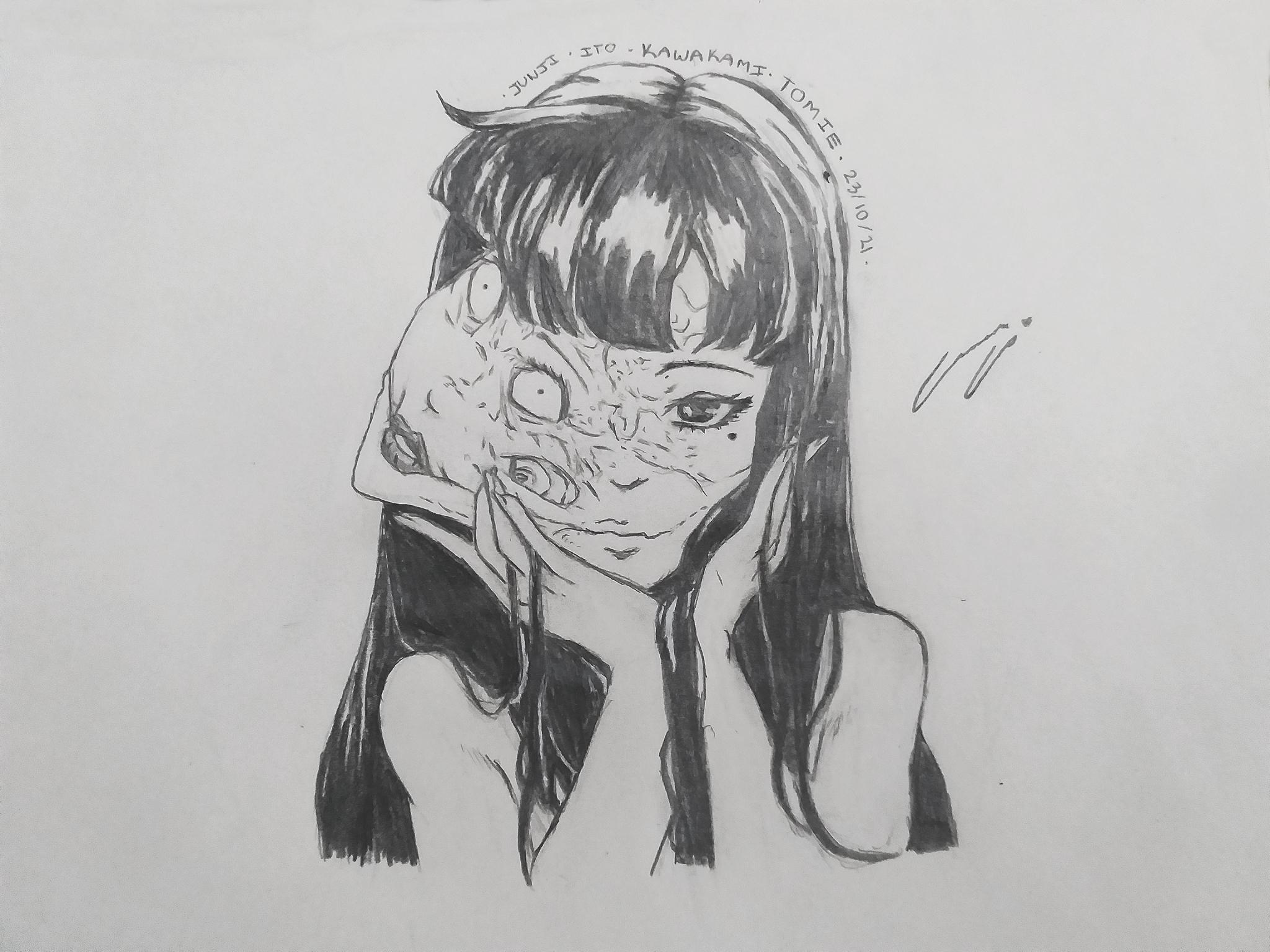 I drew Tomie Kawakami!! I was reading his books and suddenly felt inspired ♡