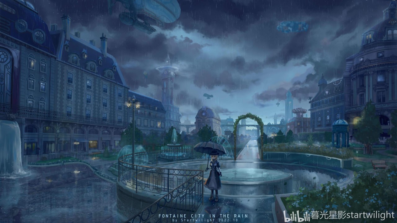 Genshin Universe - (Concept Art) Fontaine