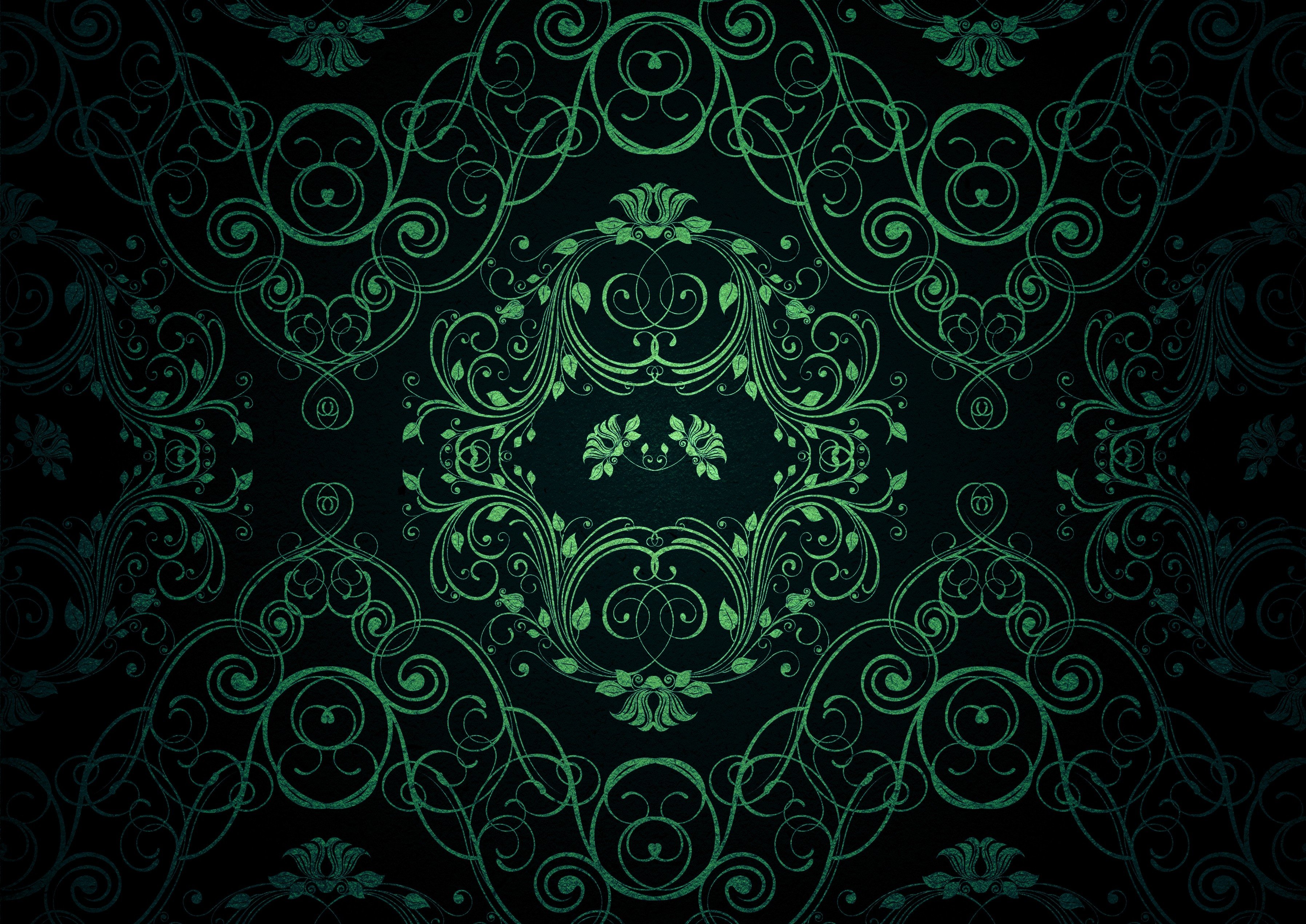 Texture green pattern wallpaperx2540
