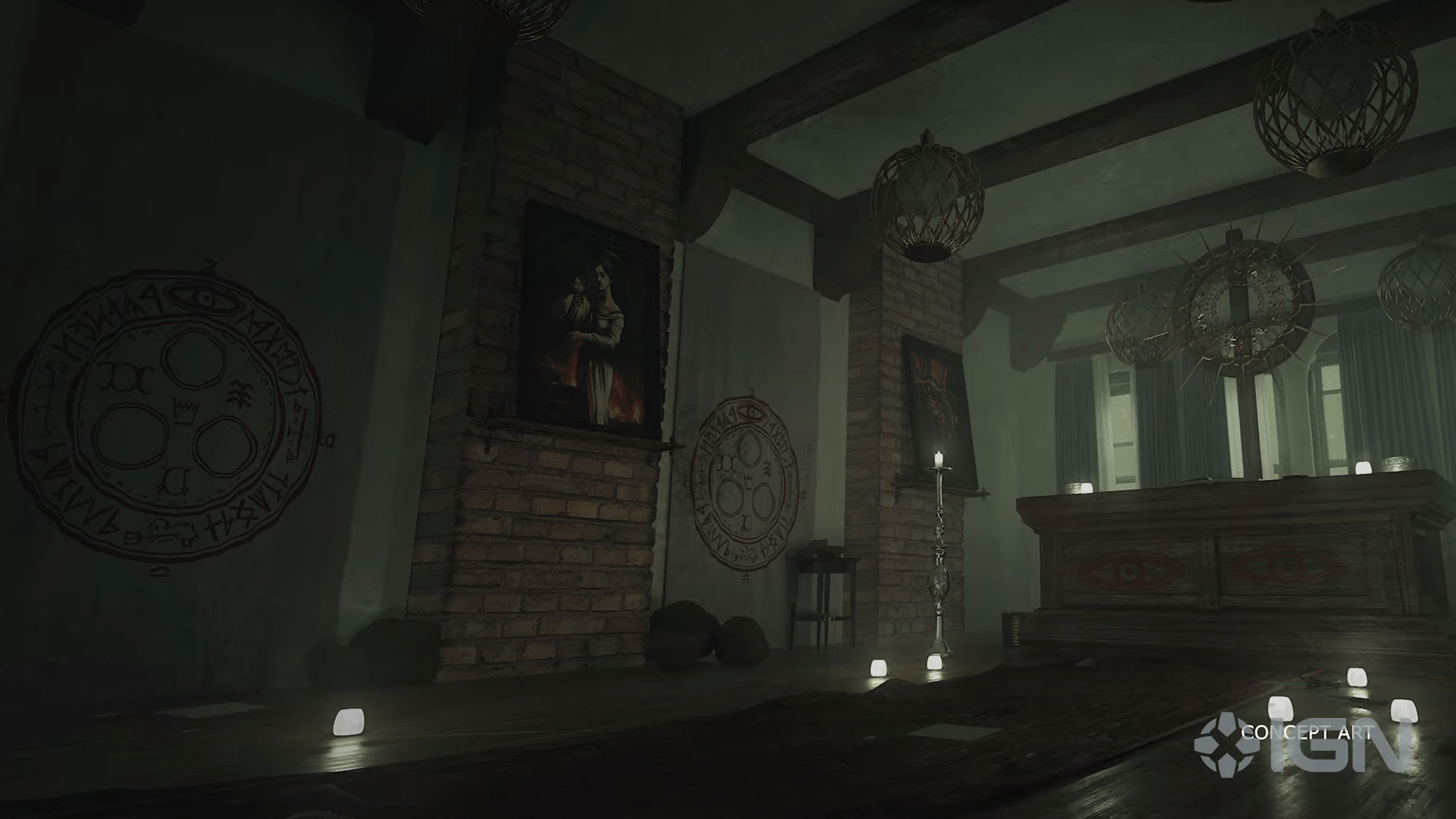 Bunch of Silent Hill Ascension concept art from IGN Behind the Scenes Video