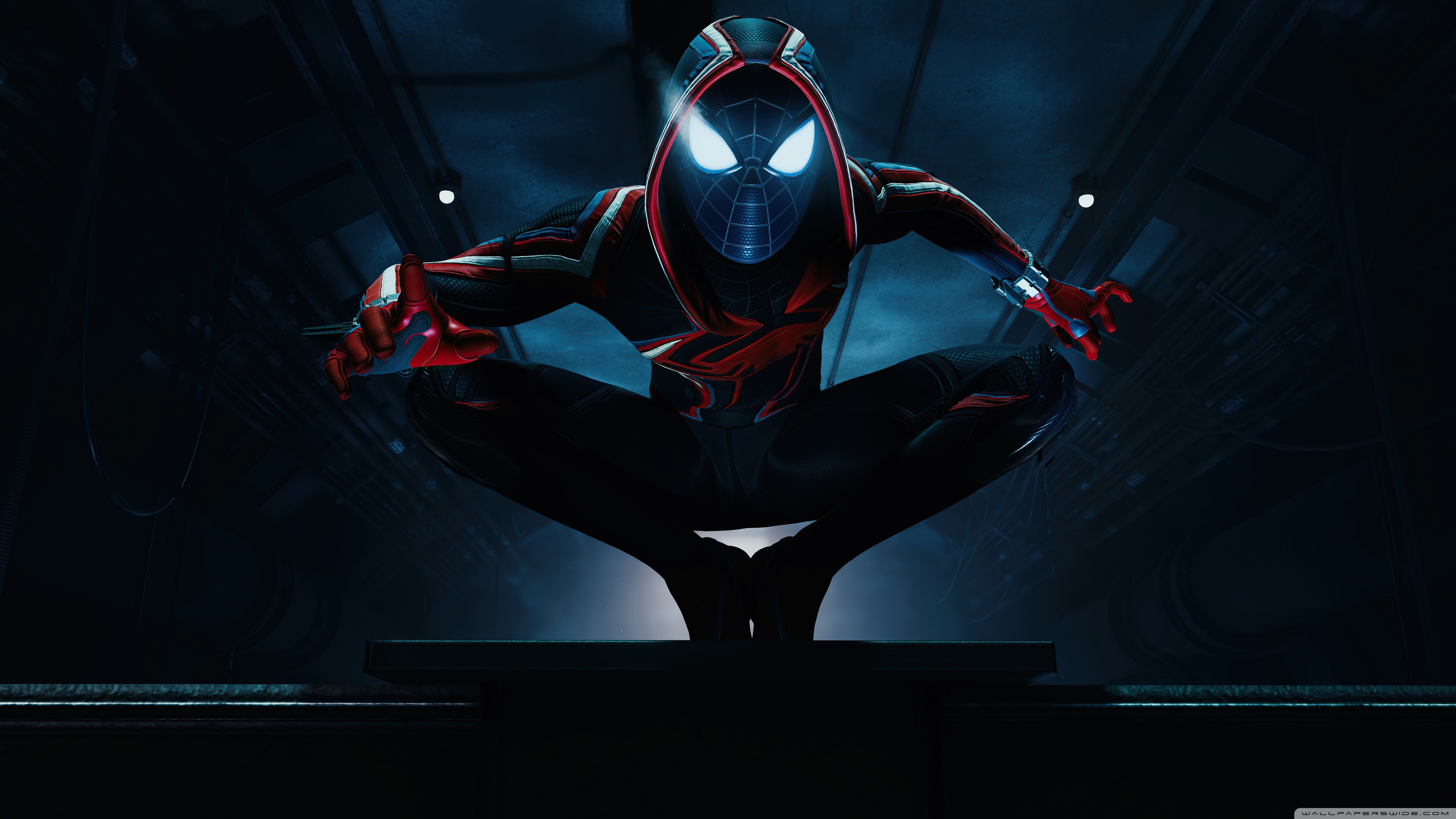 Marvels Spider Man Miles Morales PS4 and PS5 Video Game Ultra HD Desktop Background Wallpaper for: Widescreen & UltraWide Desktop & Laptop, Multi Display, Dual Monitor, Tablet