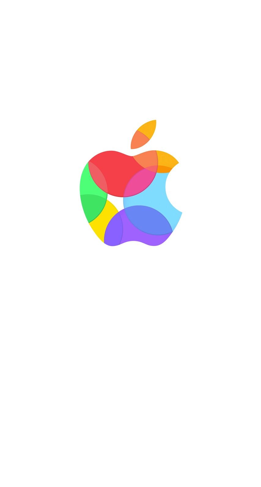 Apple logo colorful white. wallpaper.sc iPhone6s. Apple logo wallpaper iphone, Apple wallpaper, Apple logo