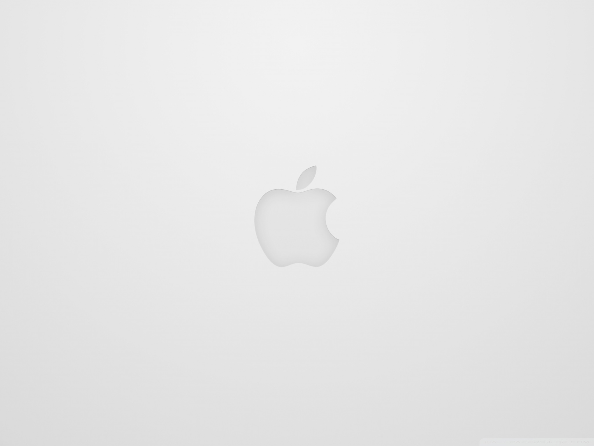 Apple Logo White Ultra HD Desktop Background Wallpaper for 4K UHD TV, Multi Display, Dual Monitor, Tablet