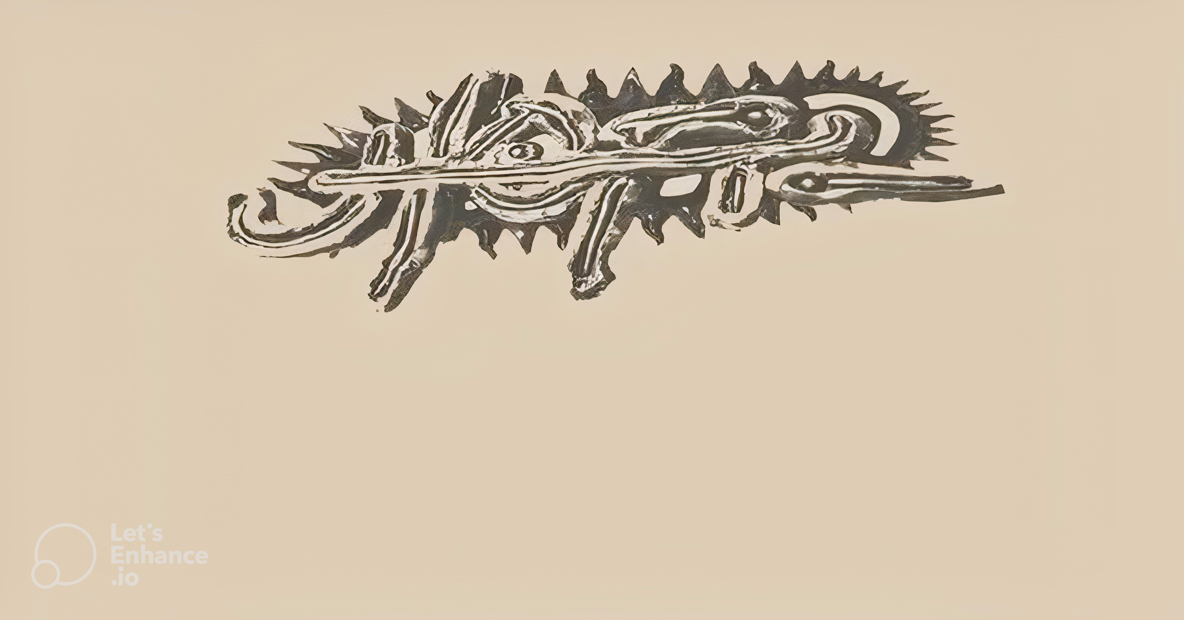 Travis Scott, utopia, beige background, digital art, simple background, watermarkedx2012 Wallpaper