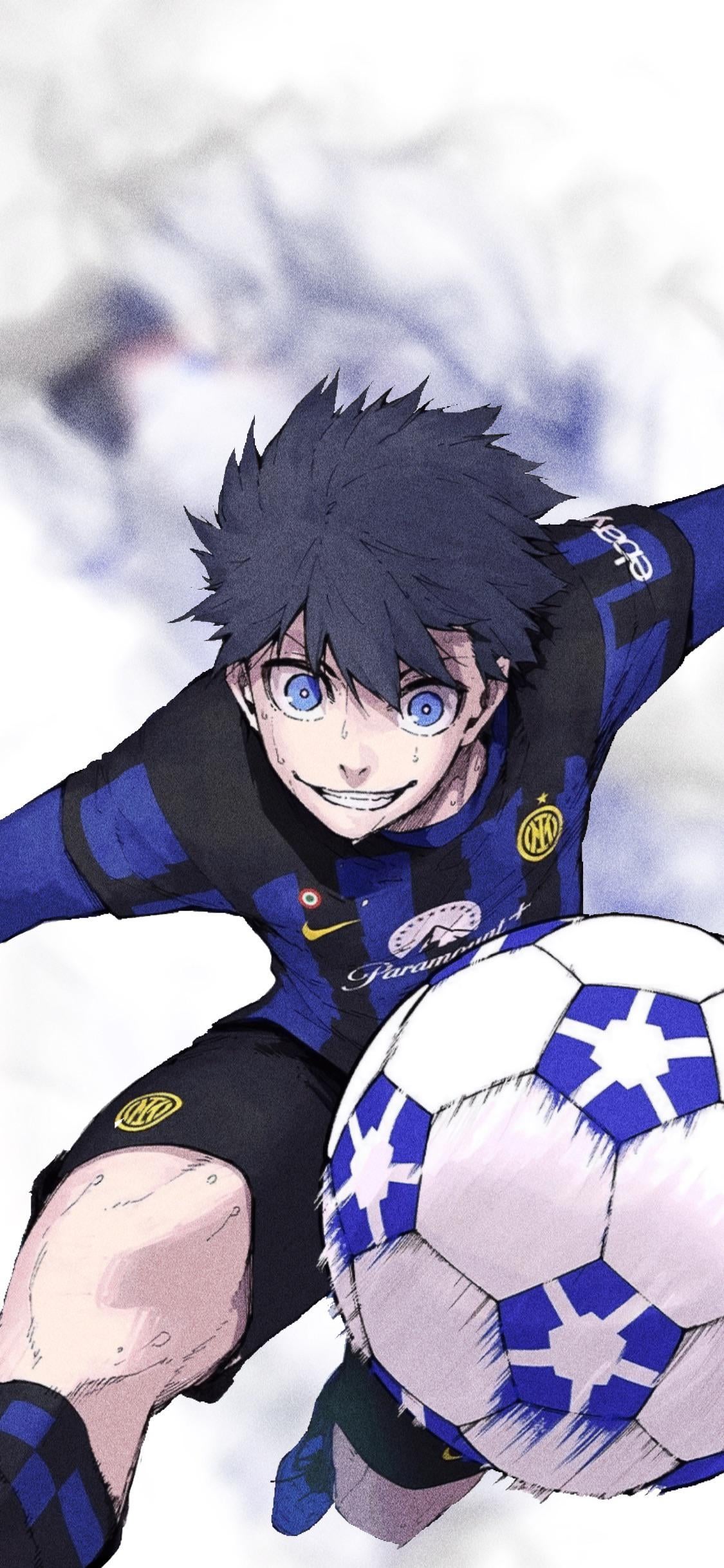 Isagi phone wallpaper I made for myself