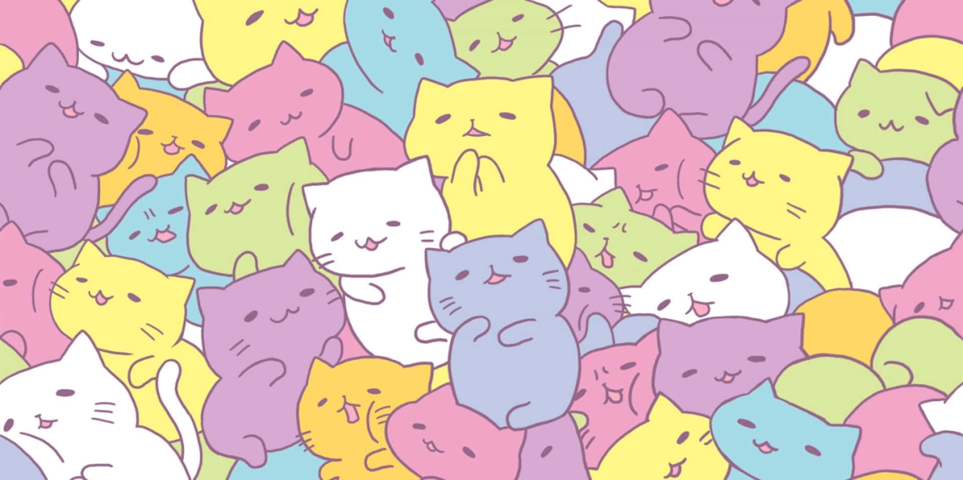 Download Explore the World with This Kawaii Pastel Laptop Wallpaper
