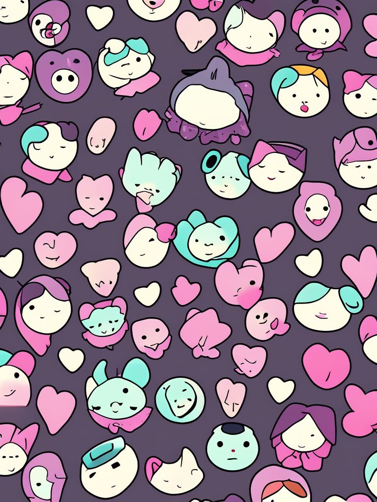Free Kawaii iPhone Wallpaper Maker