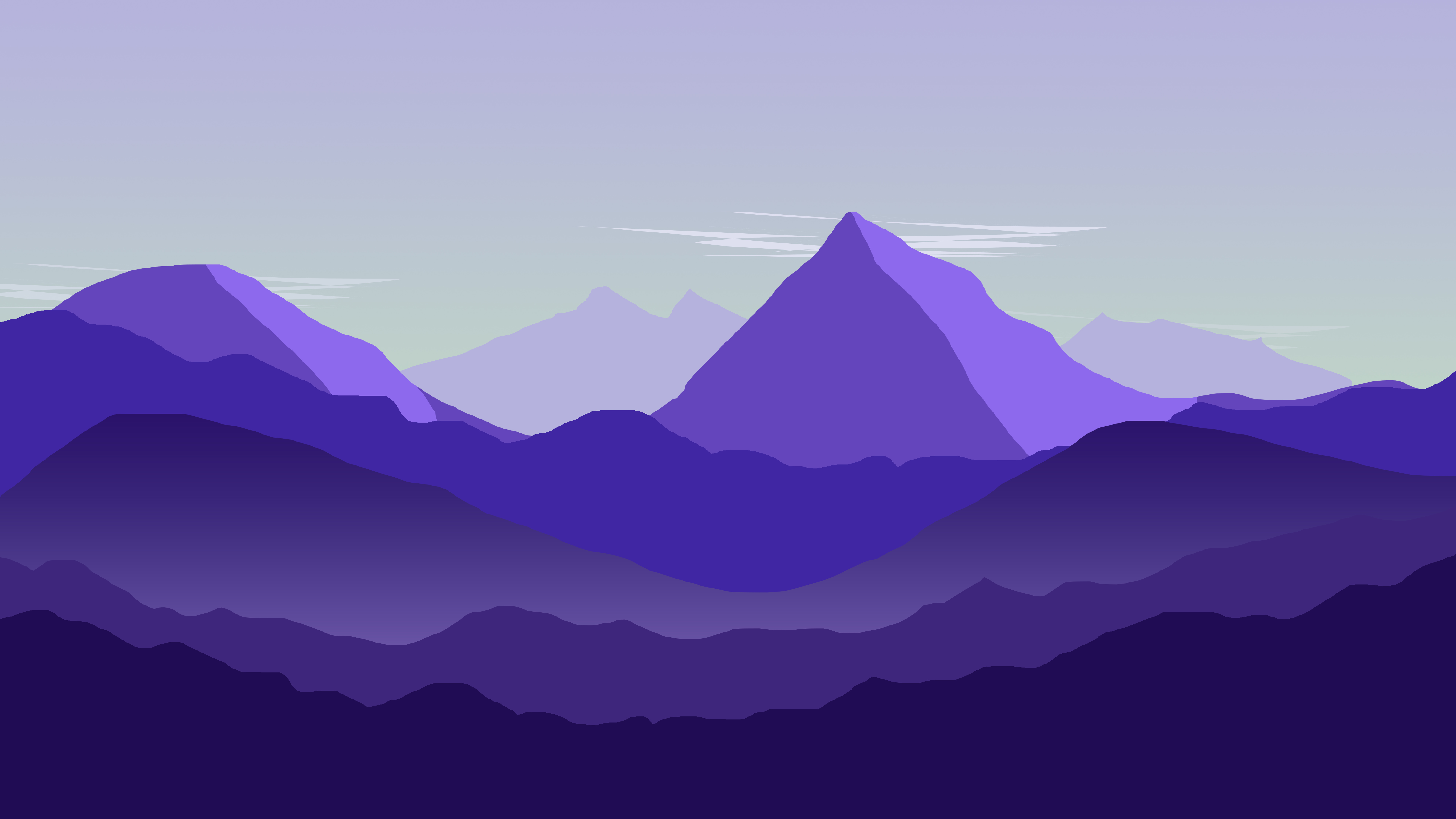 Mountain Lines Minimal 8k, HD Artist, 4k Wallpaper, Image, Background, Photo and Picture