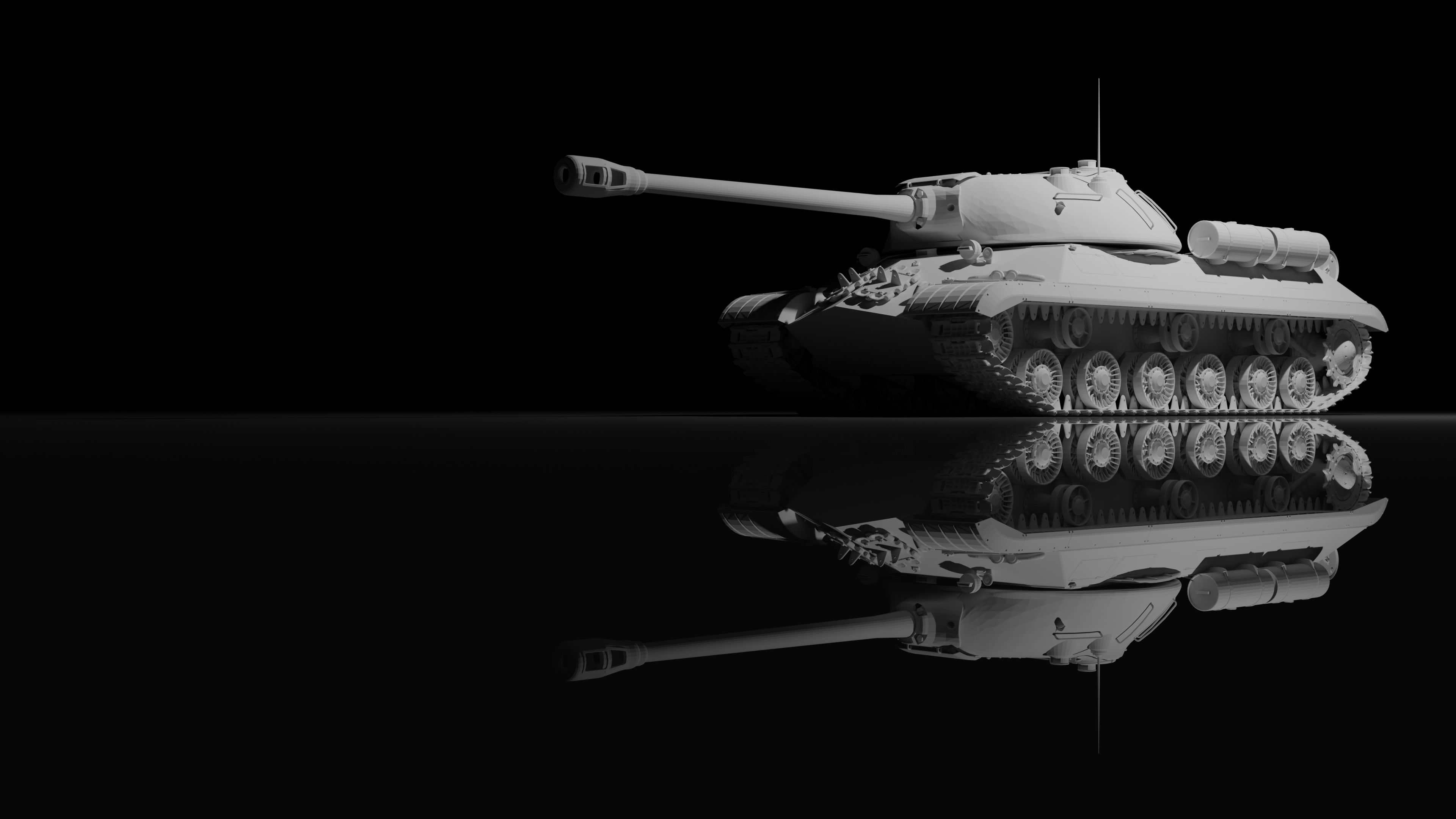 I made some tank wallpaper using Blender, PM for fullrez and I will do requests. 4K