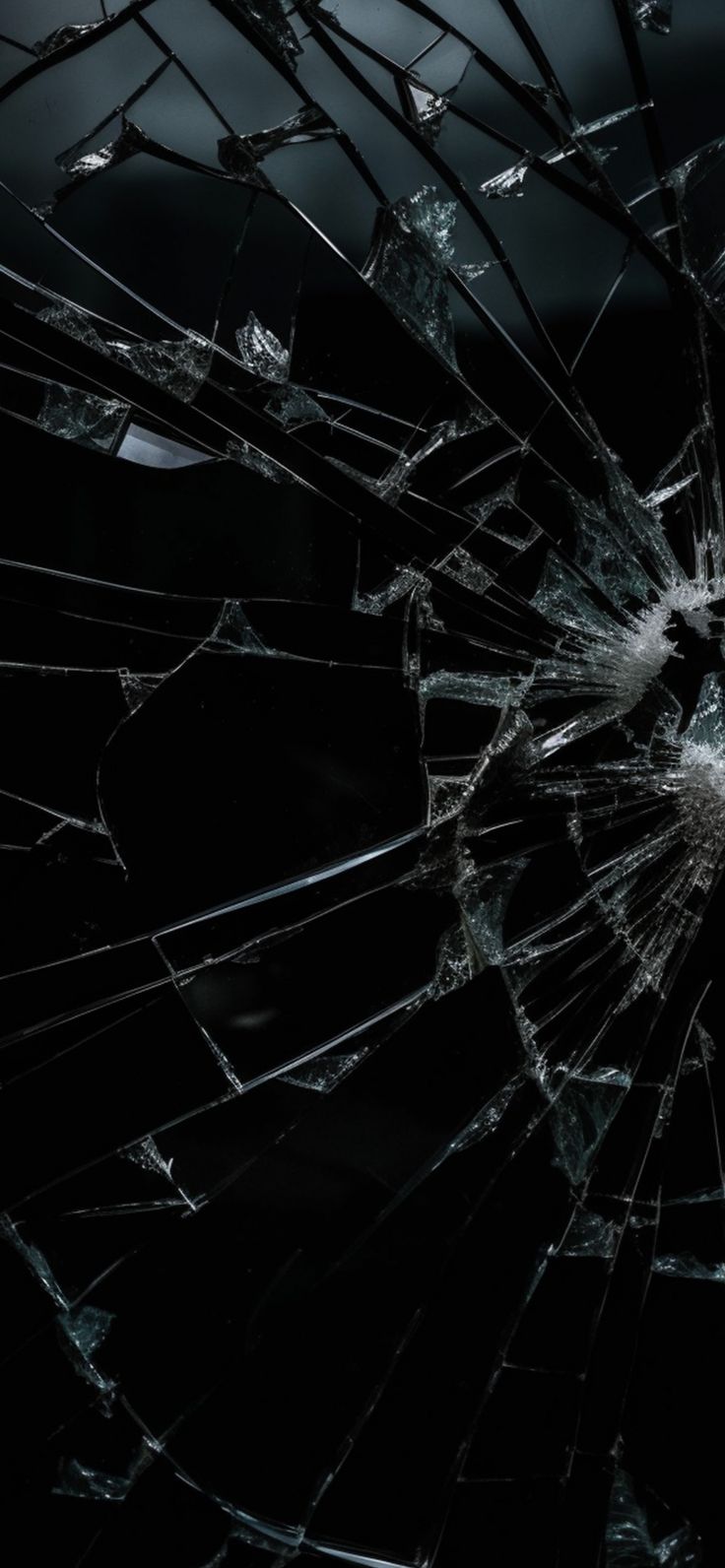 Broken Screen Glass Wallpaper