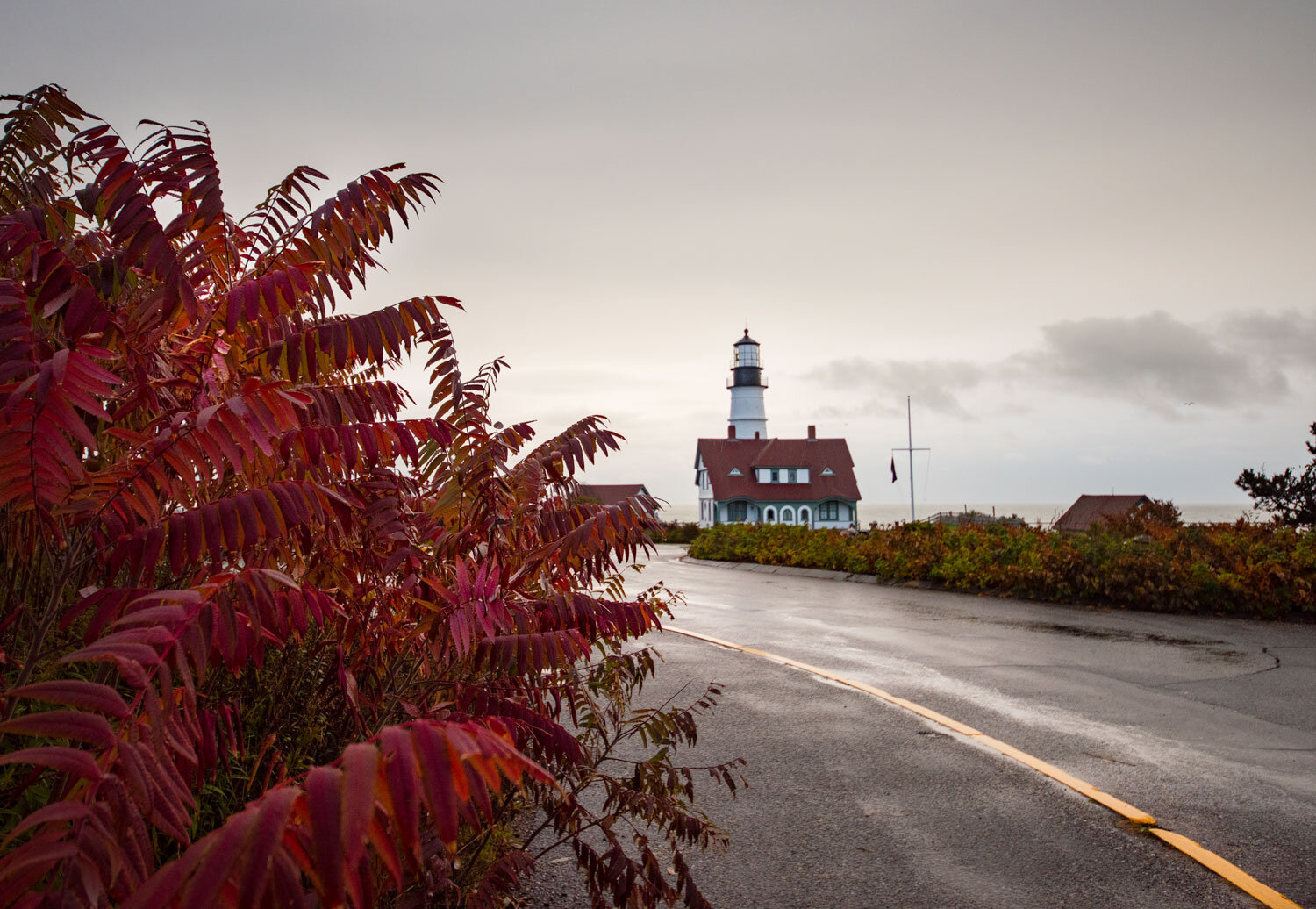Autumn Lighthouse. Mary's Mark Photography
